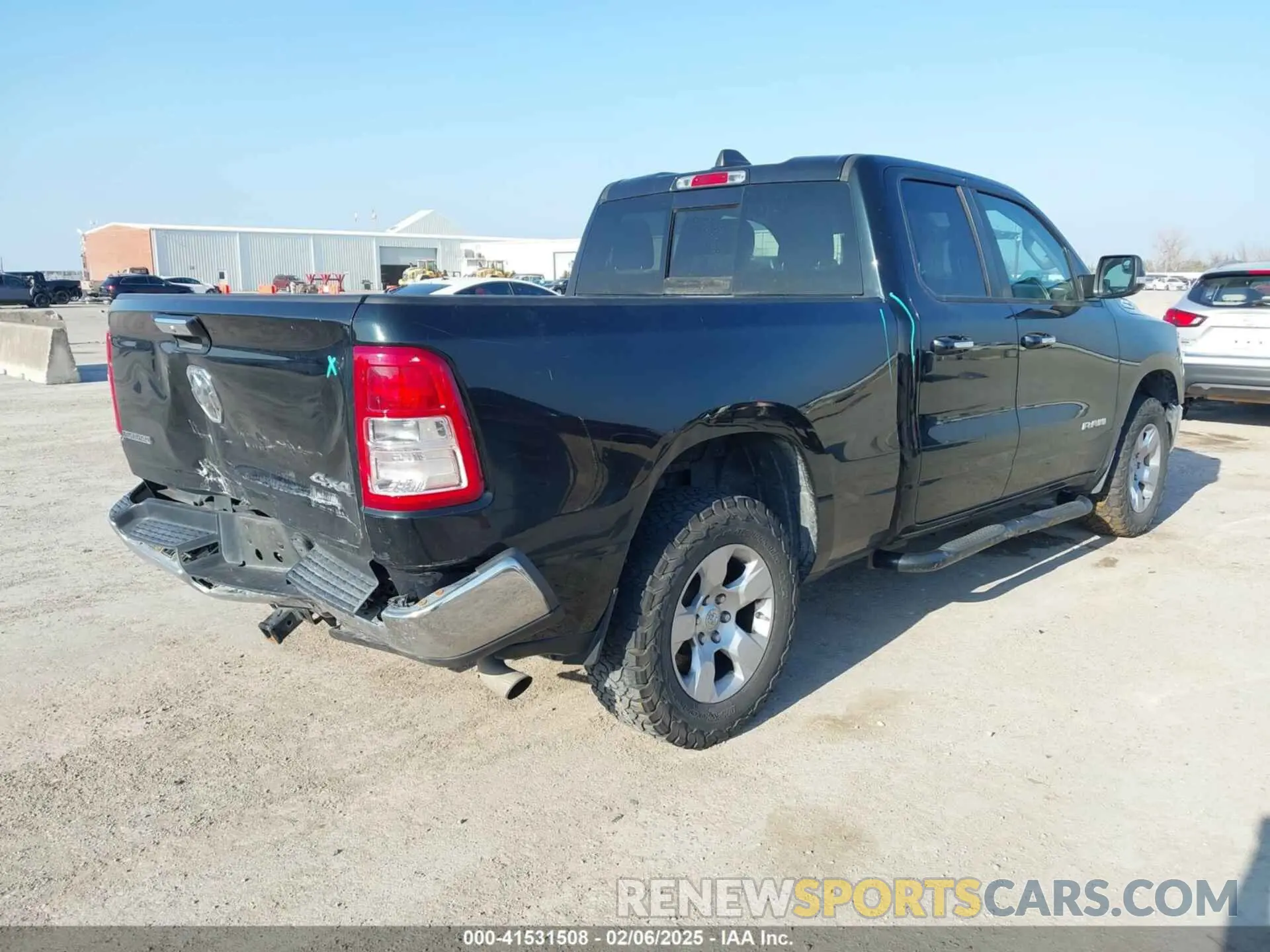 4 fotografías del automóvil dañado 1C6RRFBG5KN783940 RAM 1500 2019