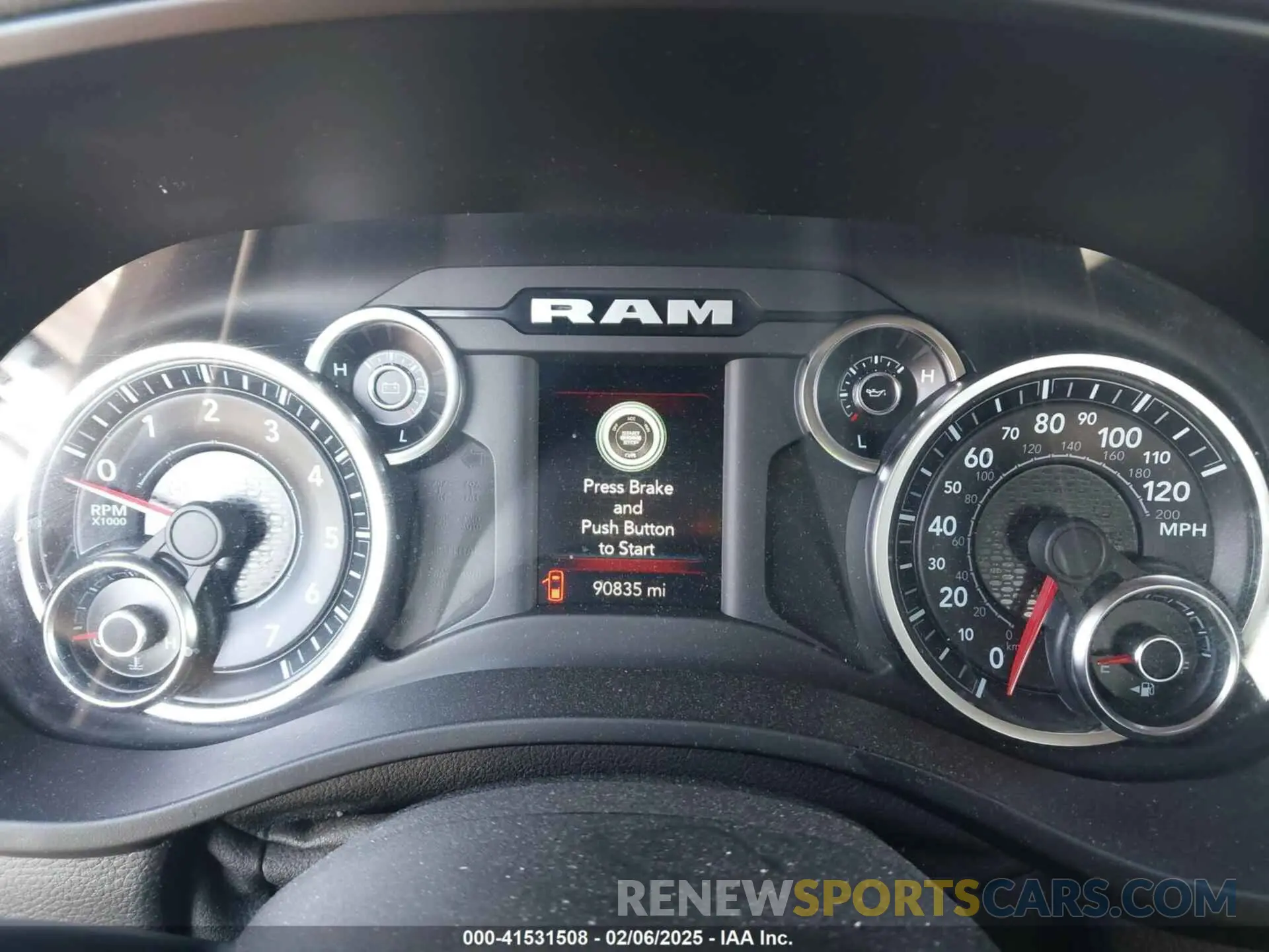 7 fotografías del automóvil dañado 1C6RRFBG5KN783940 RAM 1500 2019