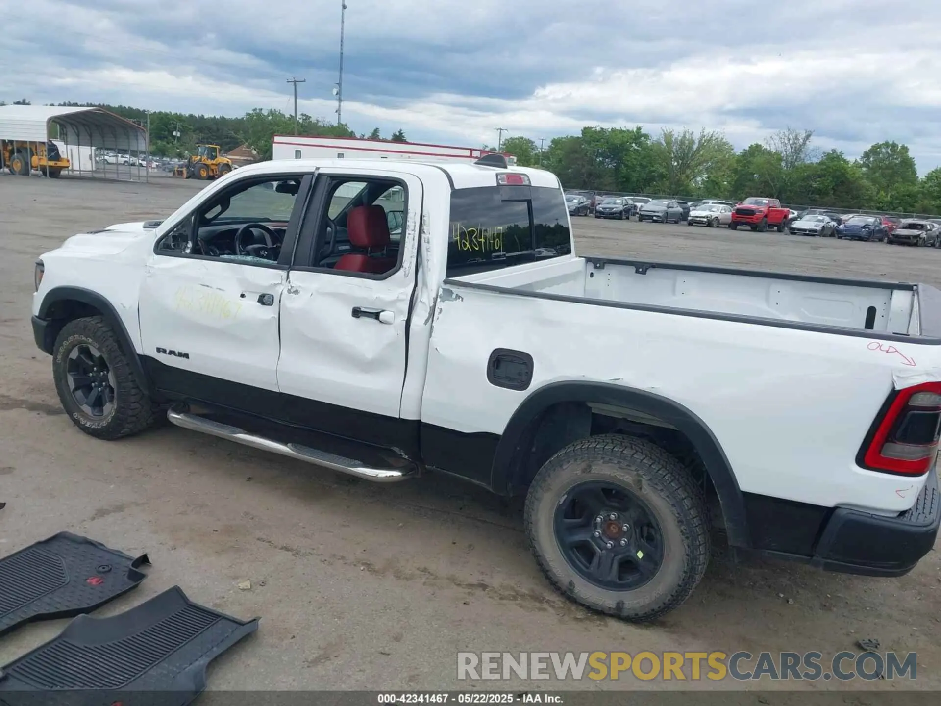 15 fotografías del automóvil dañado 1C6RRFEG0KN806763 RAM 1500 2019