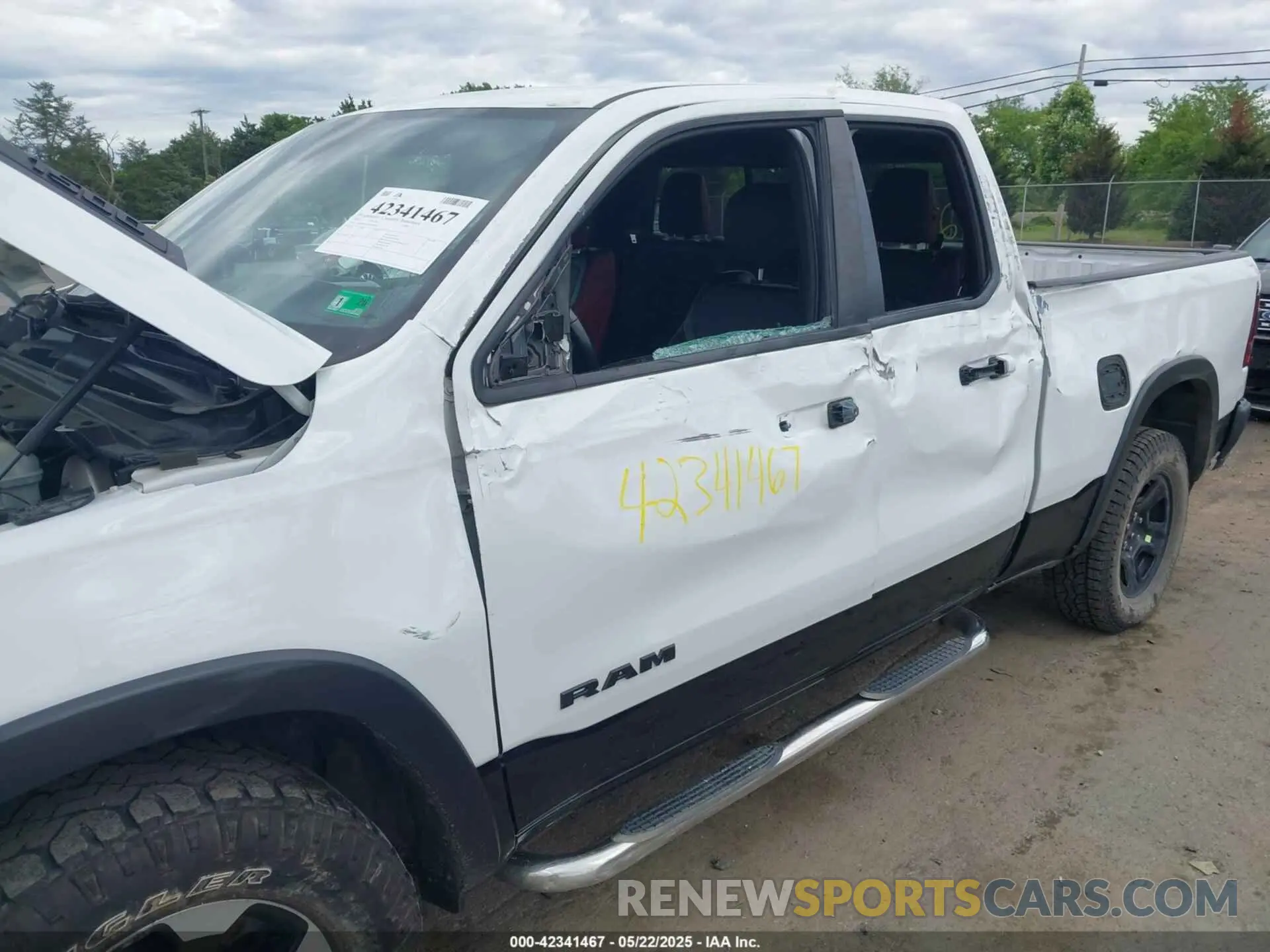 6 fotografías del automóvil dañado 1C6RRFEG0KN806763 RAM 1500 2019