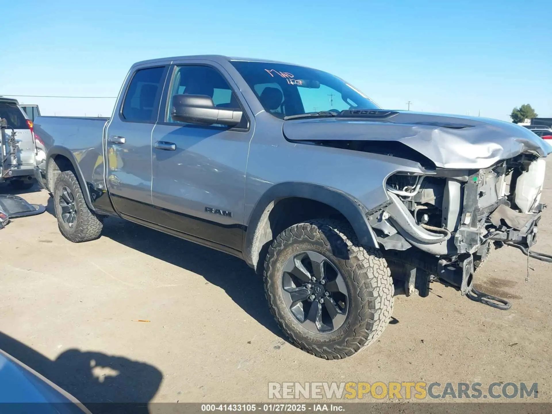 1 fotografías del automóvil dañado 1C6RRFEG8KN887978 RAM 1500 2019