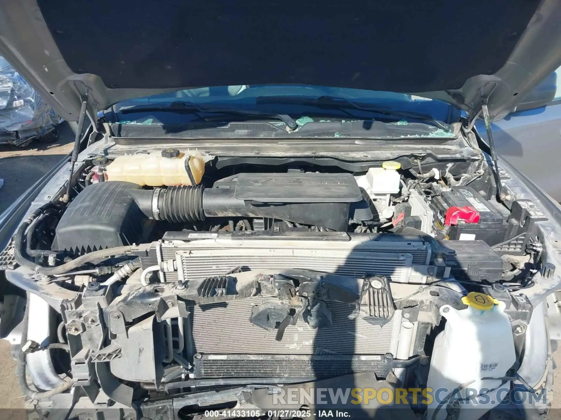 10 fotografías del automóvil dañado 1C6RRFEG8KN887978 RAM 1500 2019