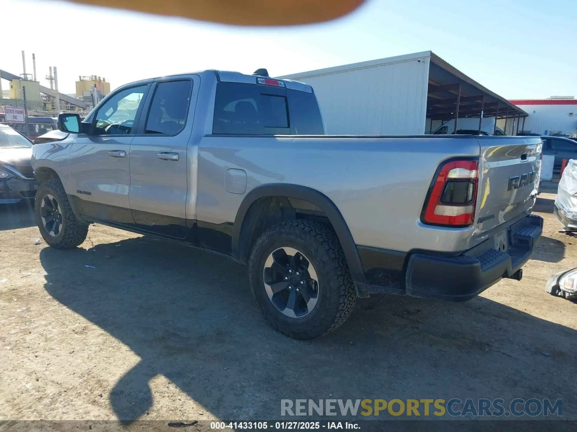 3 fotografías del automóvil dañado 1C6RRFEG8KN887978 RAM 1500 2019