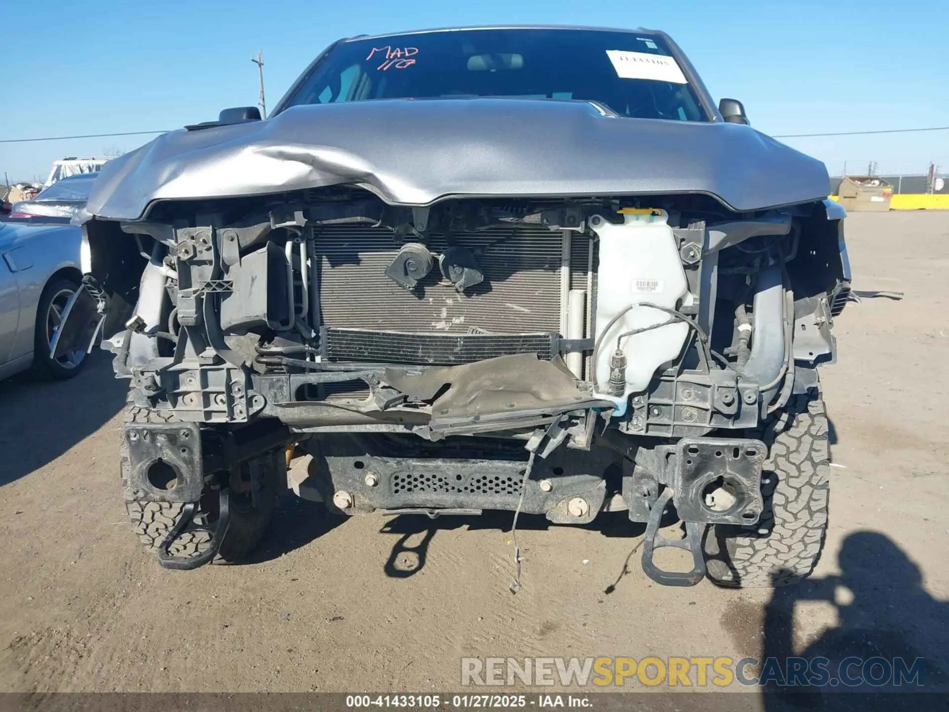 6 fotografías del automóvil dañado 1C6RRFEG8KN887978 RAM 1500 2019