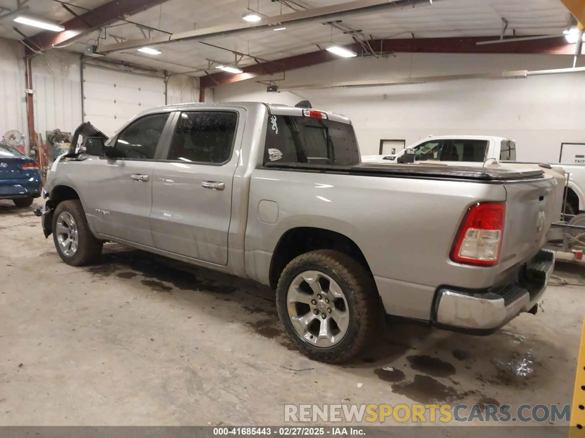 3 fotografías del automóvil dañado 1C6RRFFG0KN818782 RAM 1500 2019