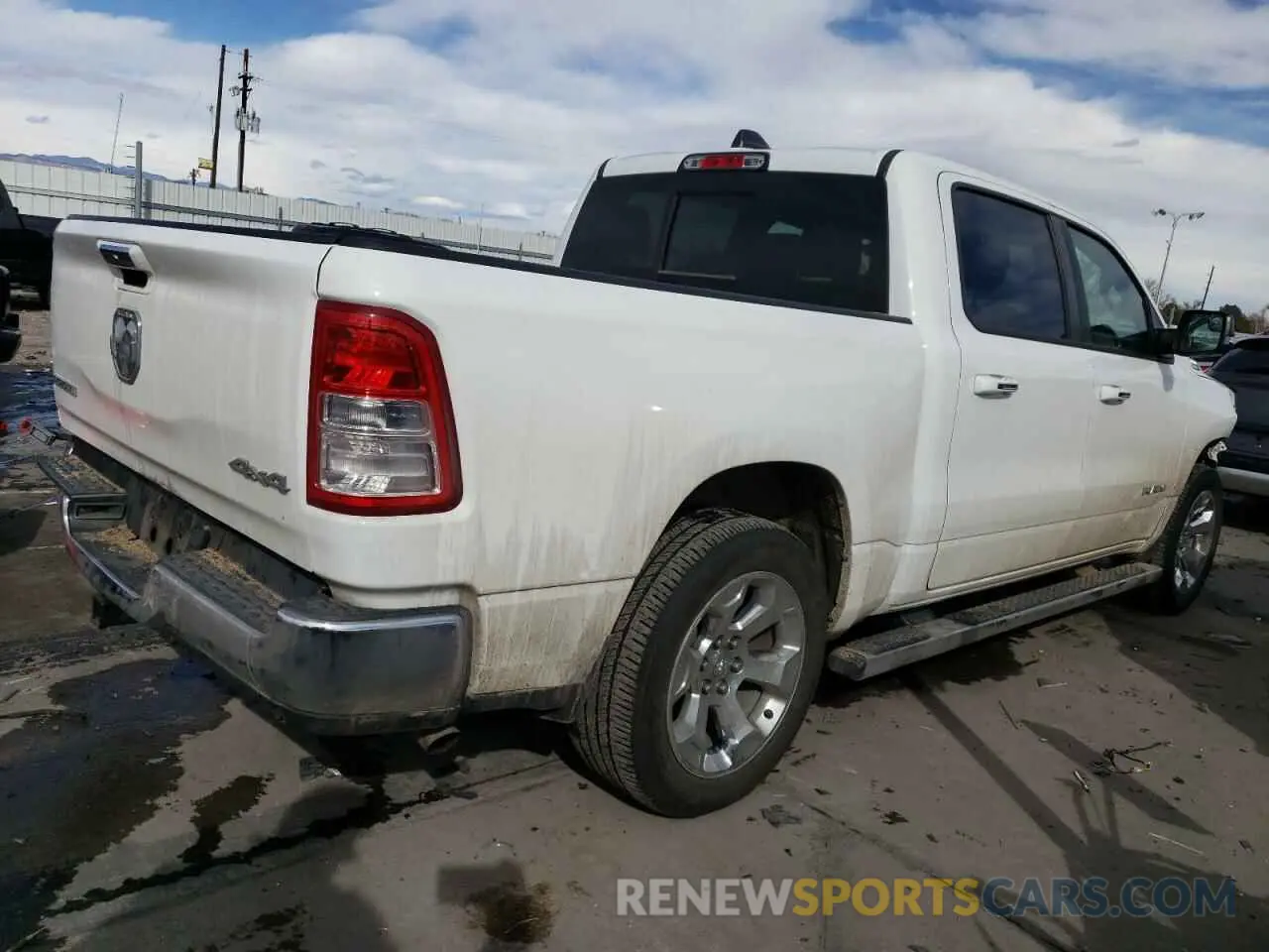 3 fotografías del automóvil dañado 1C6RRFFG0KN818815 RAM 1500 2019