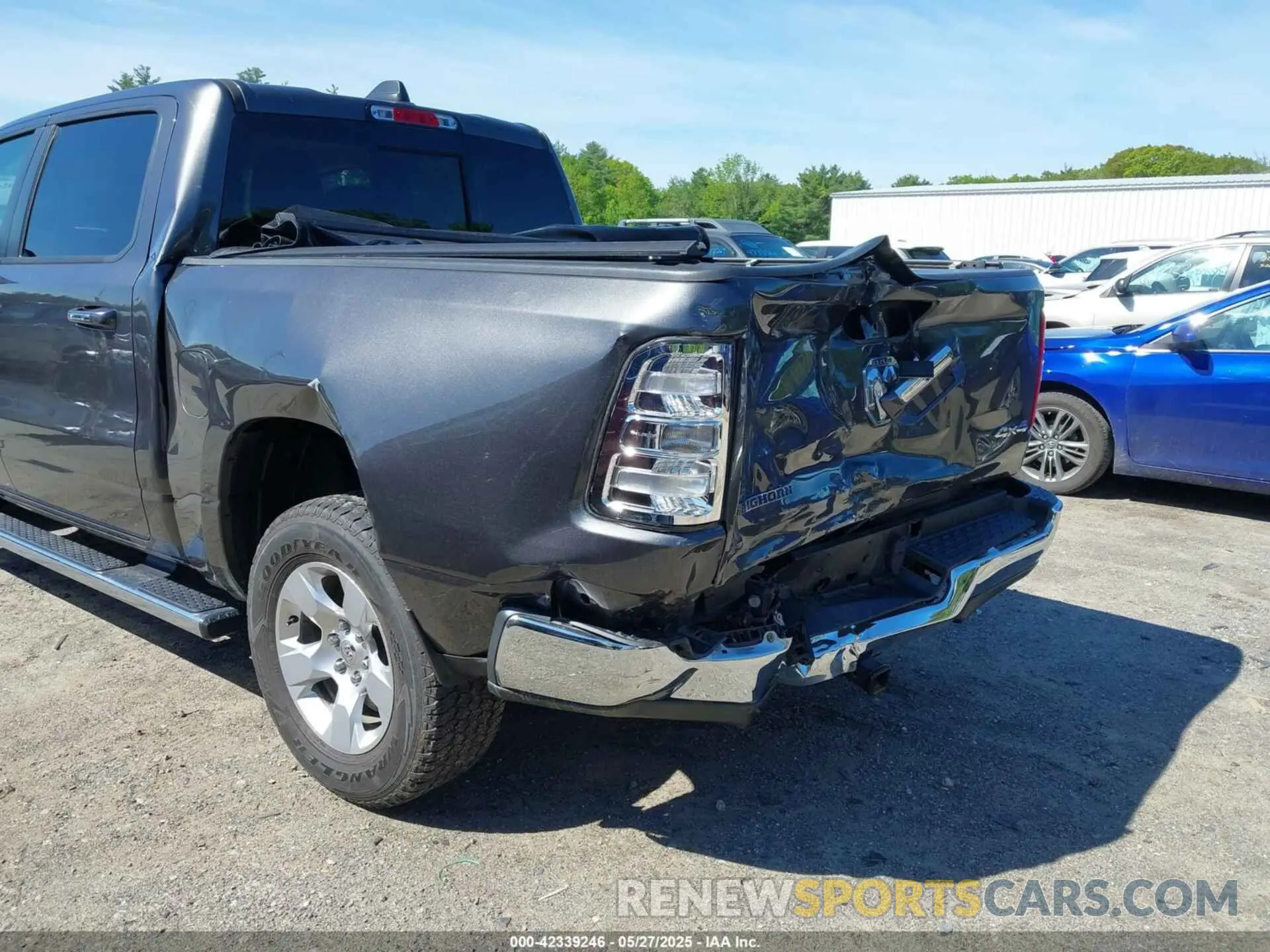 6 fotografías del automóvil dañado 1C6RRFFG1KN699043 RAM 1500 2019