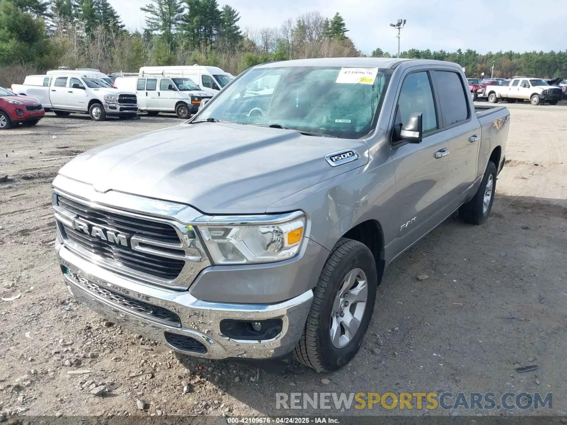 2 fotografías del automóvil dañado 1C6RRFFG2KN696717 RAM 1500 2019