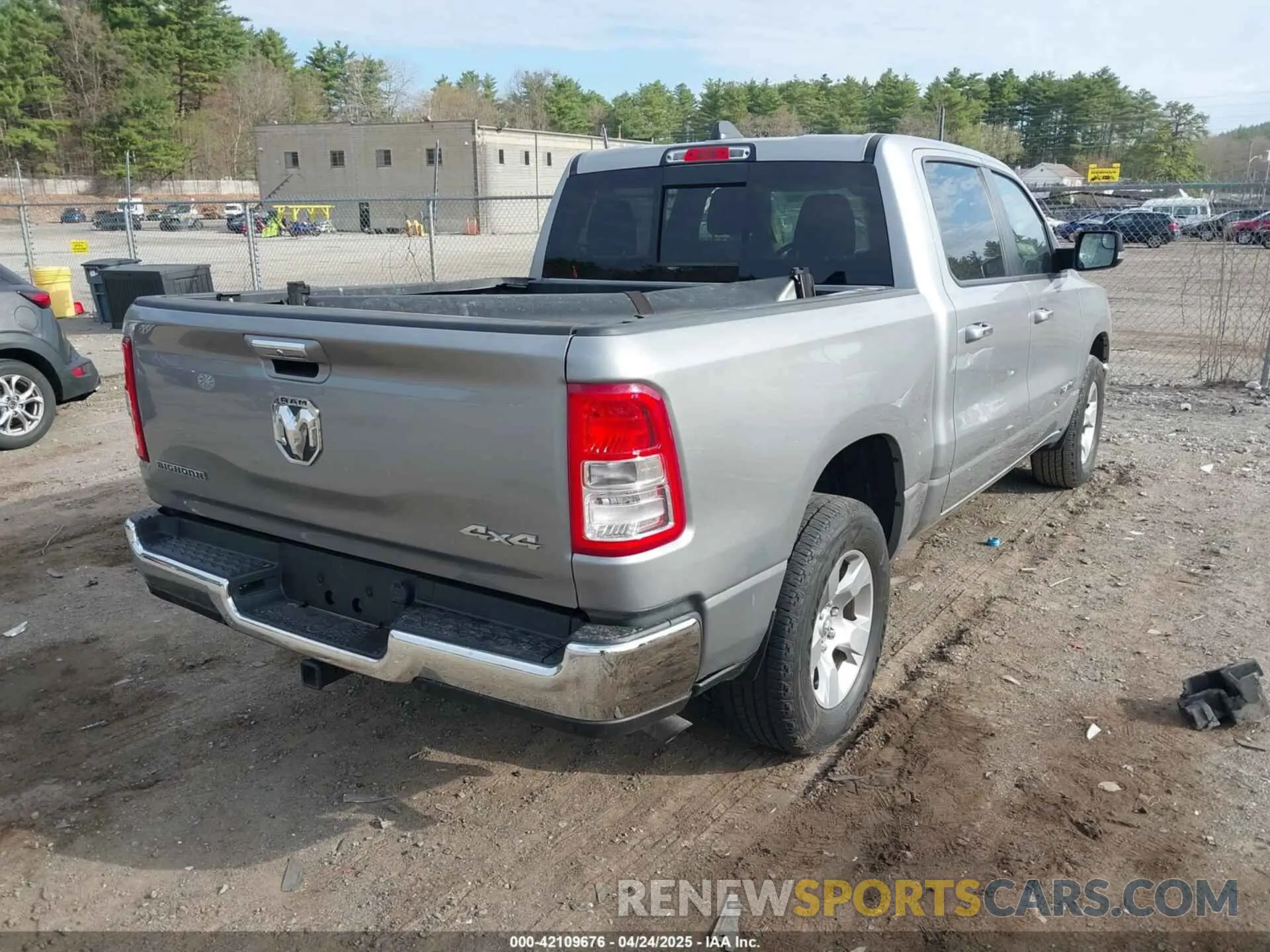 4 fotografías del automóvil dañado 1C6RRFFG2KN696717 RAM 1500 2019