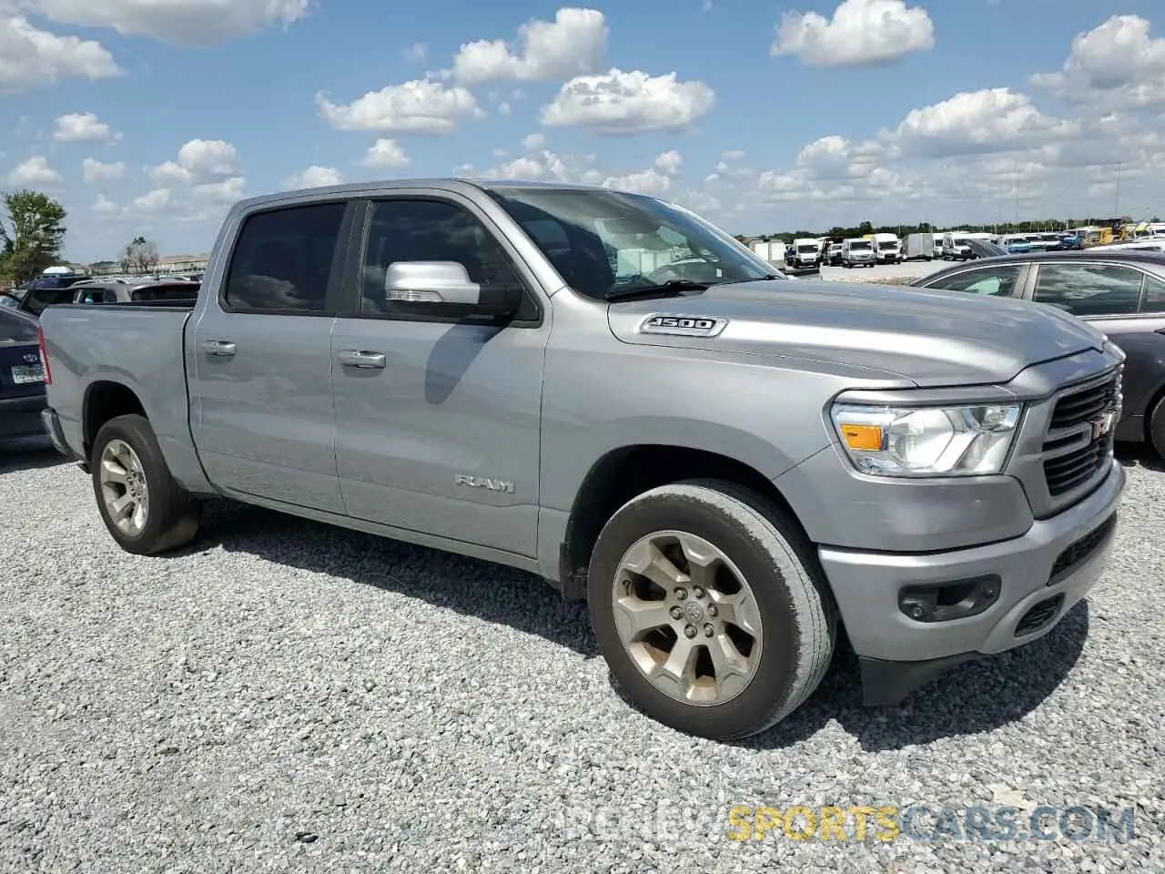 4 fotografías del automóvil dañado 1C6RRFFG2KN753255 RAM 1500 2019