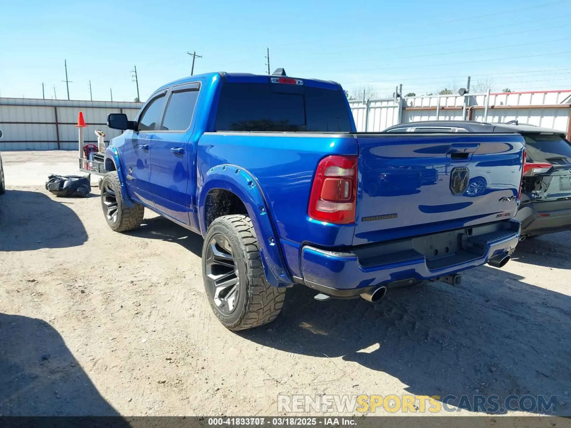 3 fotografías del automóvil dañado 1C6RRFFG3KN768315 RAM 1500 2019