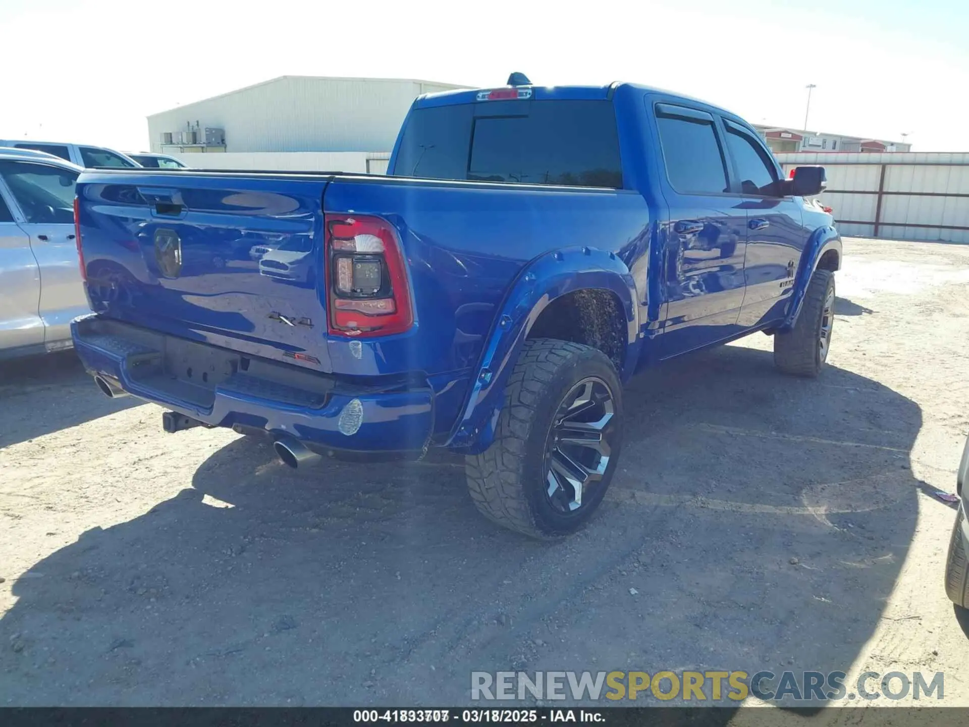 4 fotografías del automóvil dañado 1C6RRFFG3KN768315 RAM 1500 2019