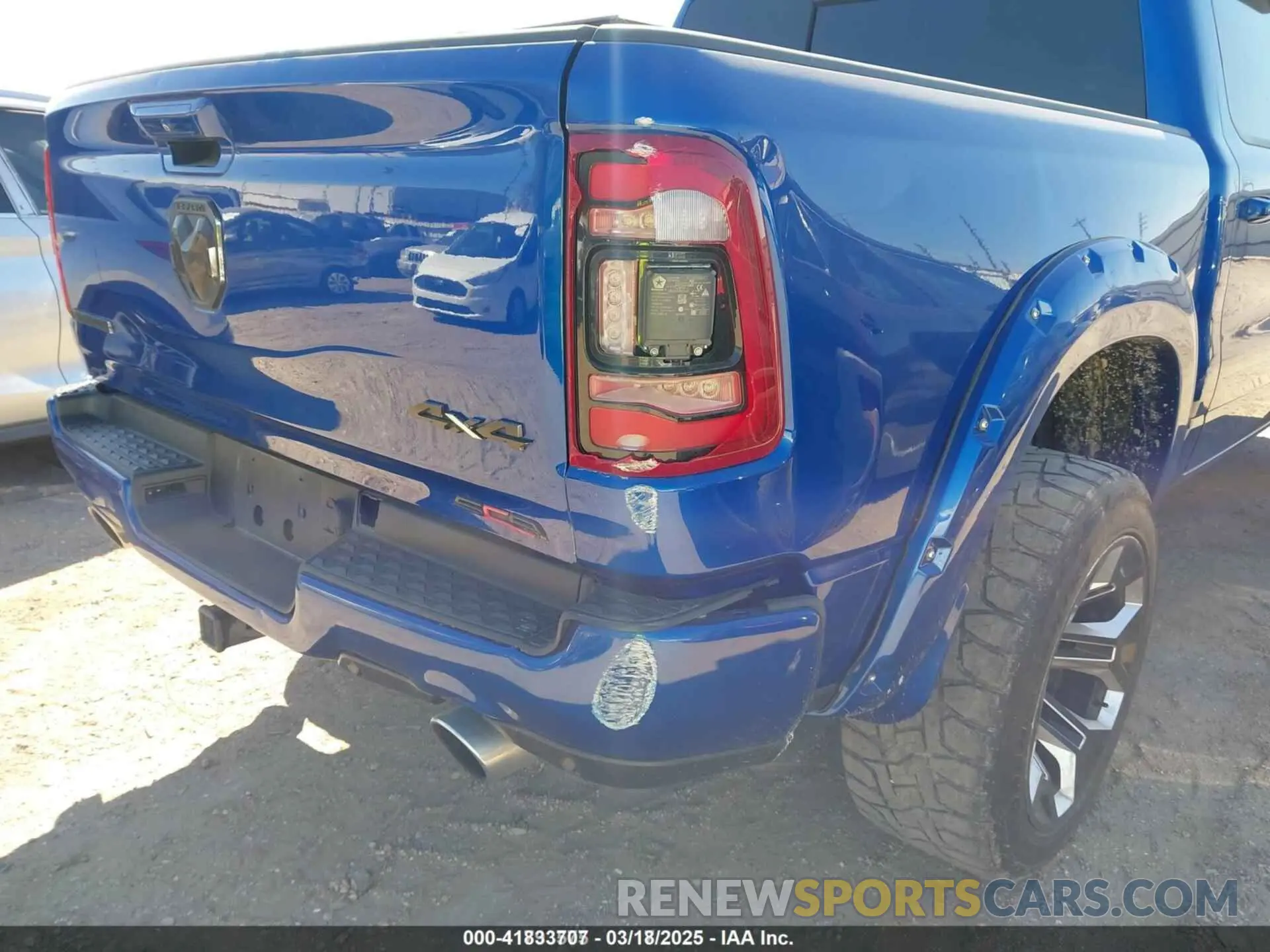 6 fotografías del automóvil dañado 1C6RRFFG3KN768315 RAM 1500 2019