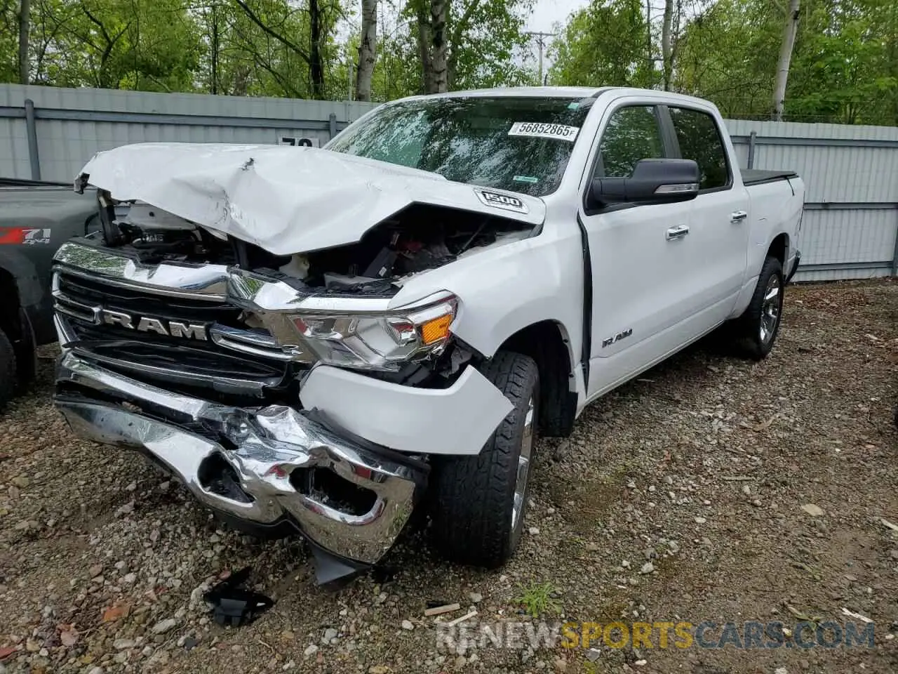 1 fotografías del automóvil dañado 1C6RRFFG5KN817241 RAM 1500 2019