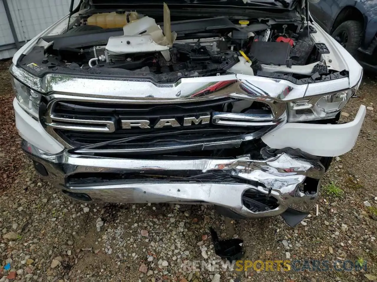 11 fotografías del automóvil dañado 1C6RRFFG5KN817241 RAM 1500 2019