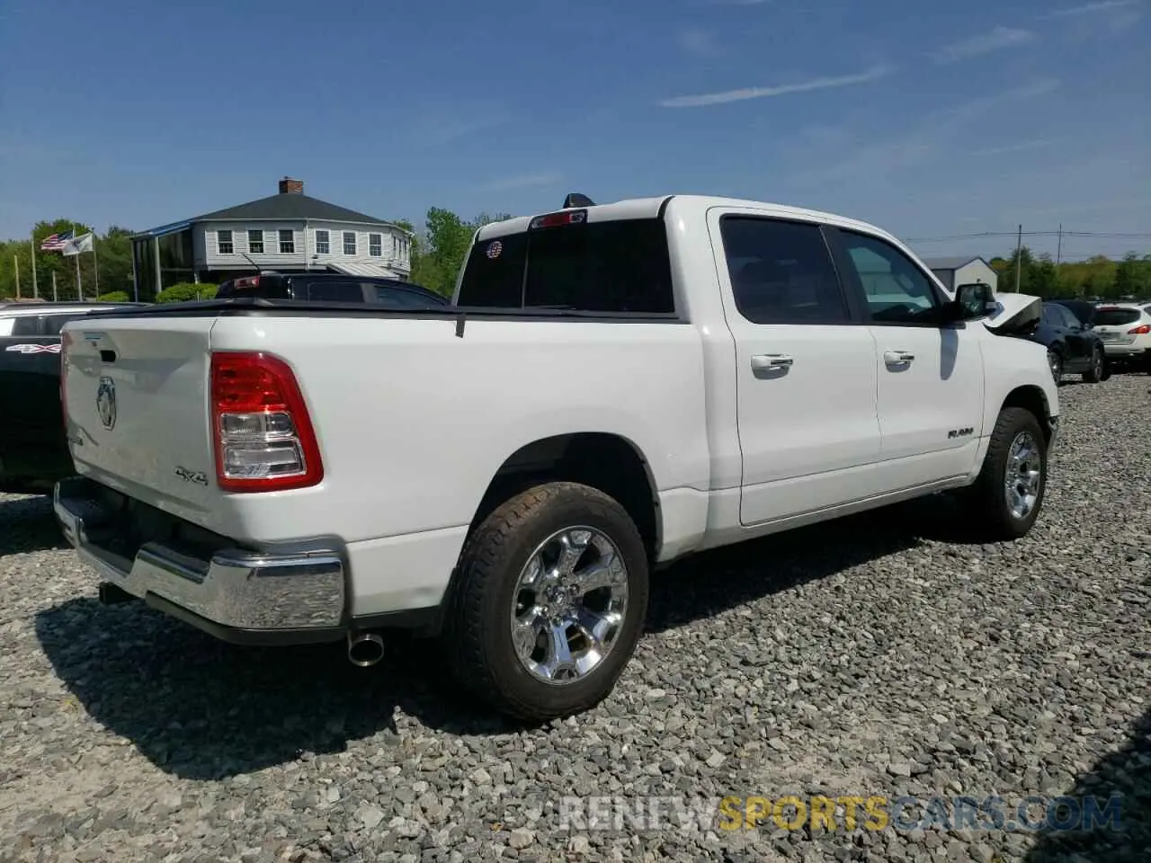 3 fotografías del automóvil dañado 1C6RRFFG5KN817241 RAM 1500 2019
