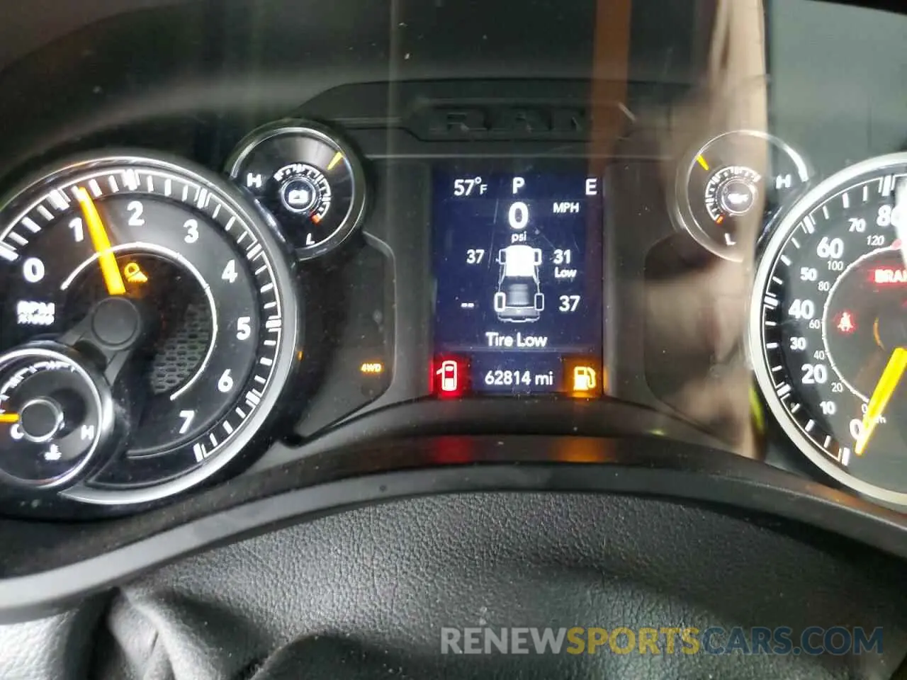 9 fotografías del automóvil dañado 1C6RRFFG5KN846027 RAM 1500 2019