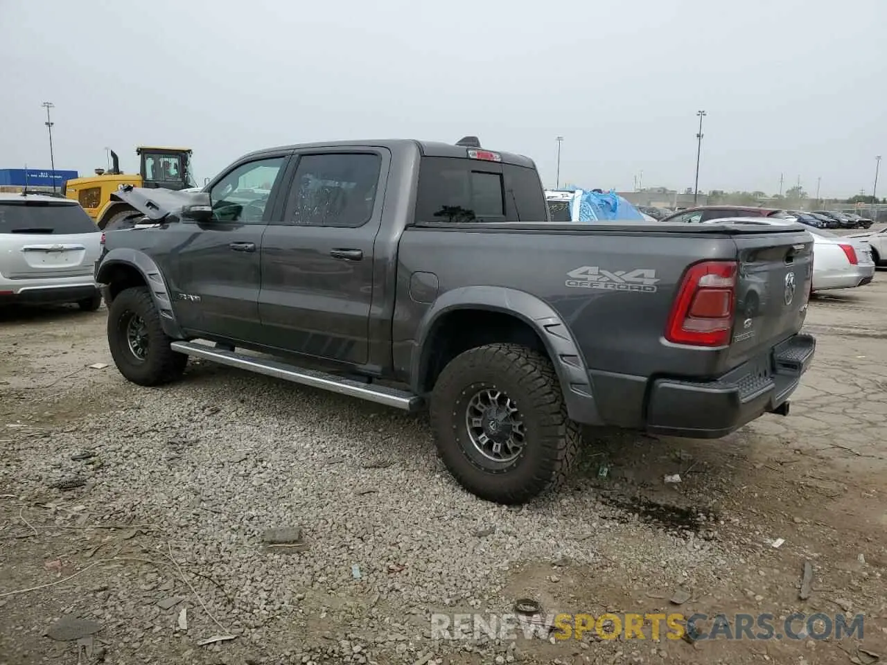 2 fotografías del automóvil dañado 1C6RRFFG6KN803591 RAM 1500 2019