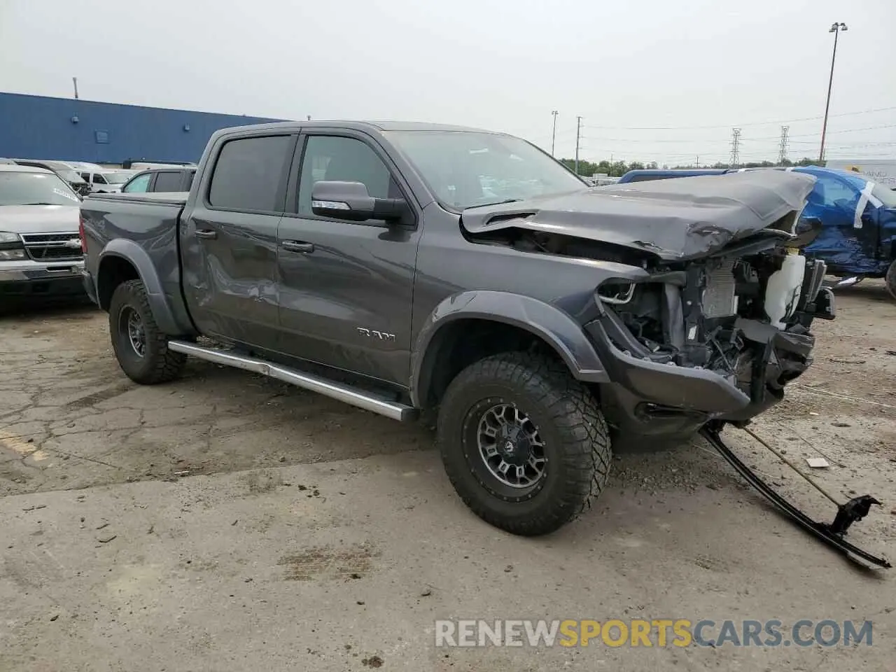 4 fotografías del automóvil dañado 1C6RRFFG6KN803591 RAM 1500 2019