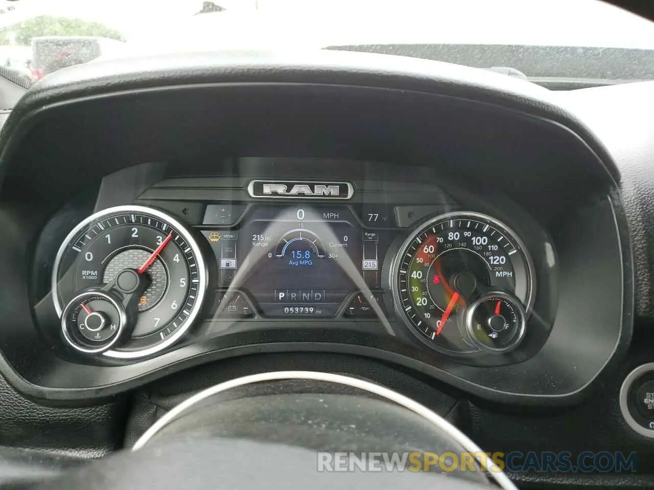 9 fotografías del automóvil dañado 1C6RRFFG6KN803591 RAM 1500 2019