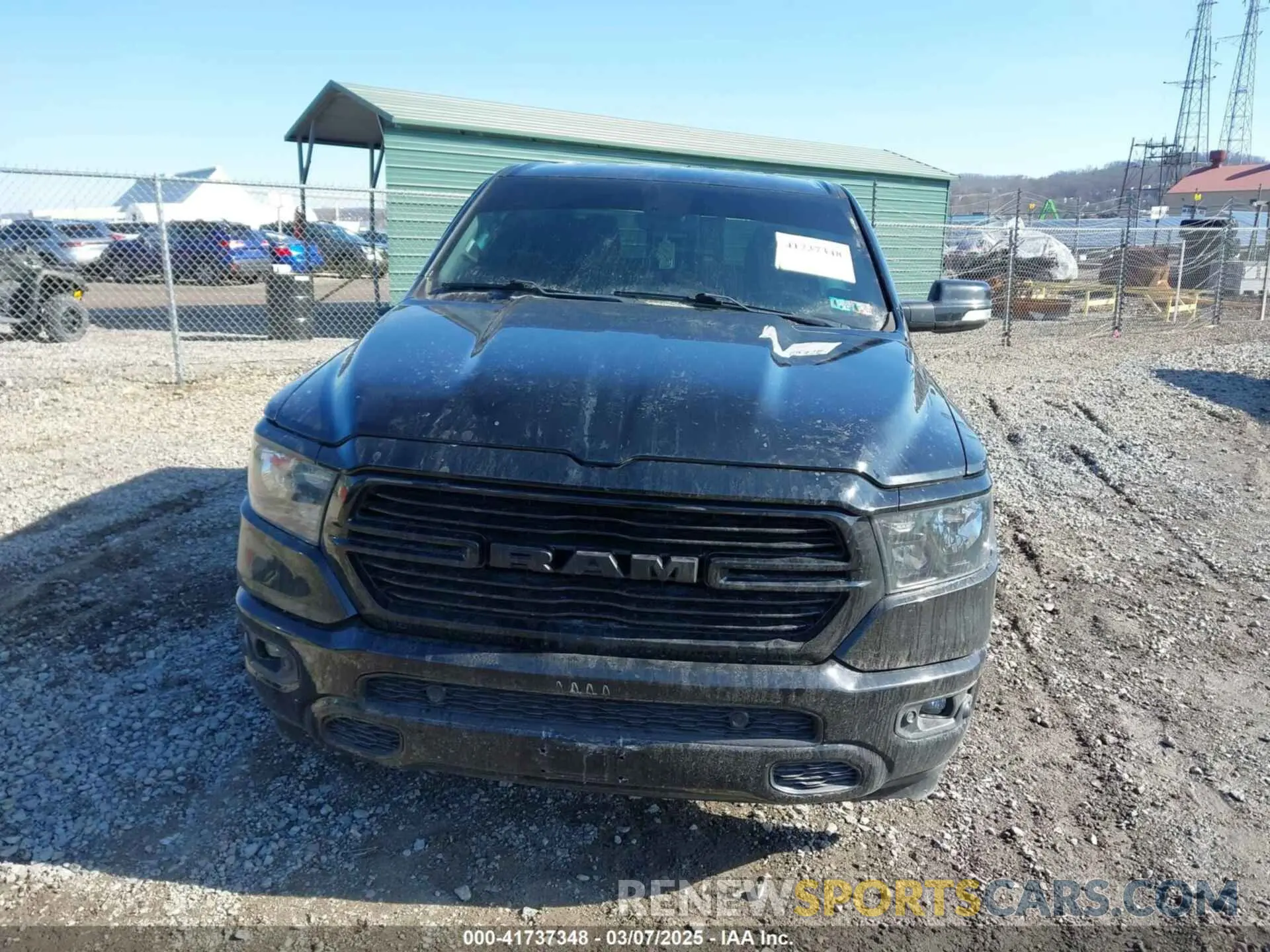 12 fotografías del automóvil dañado 1C6RRFFG6KN881465 RAM 1500 2019