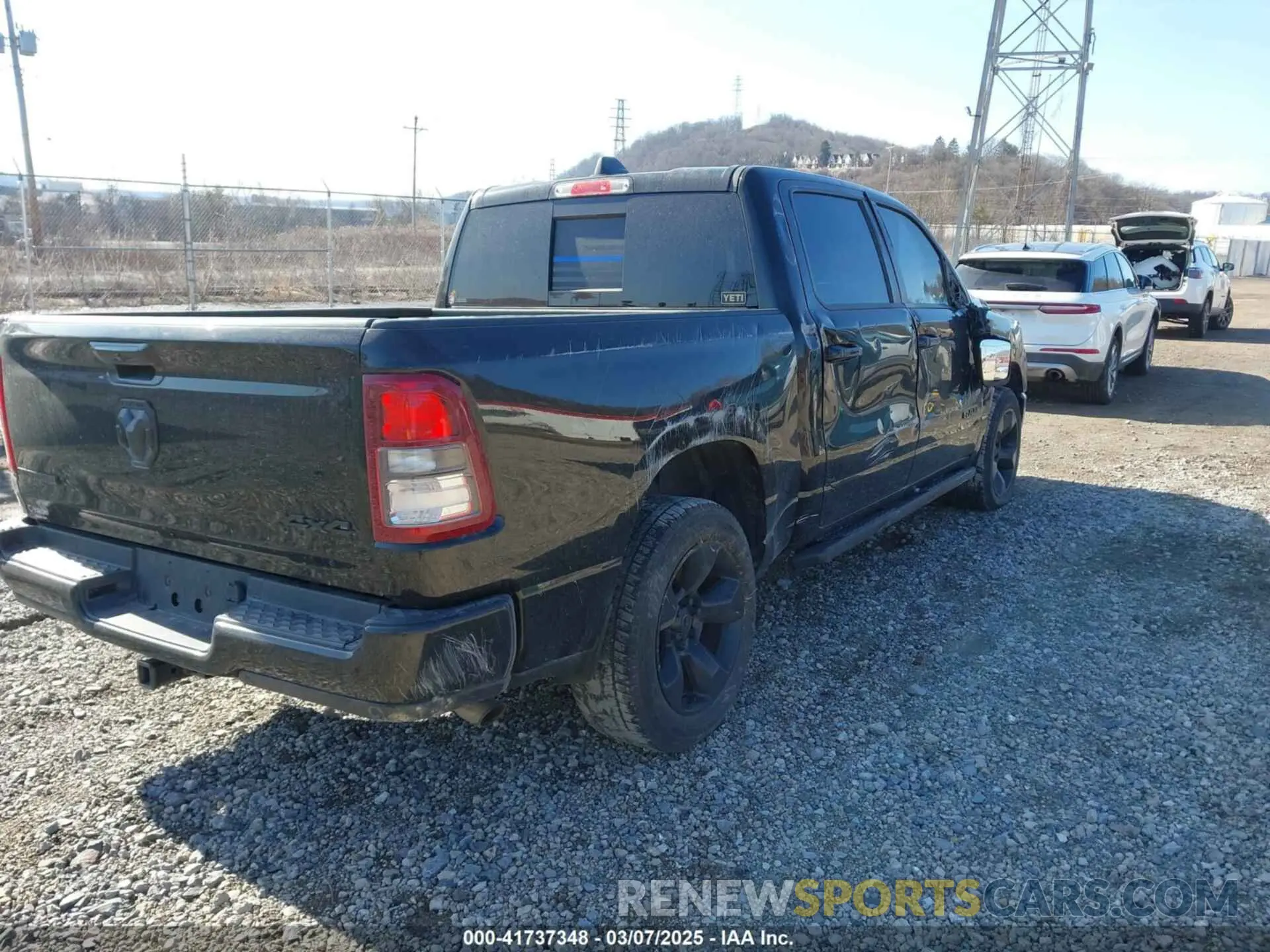 4 fotografías del automóvil dañado 1C6RRFFG6KN881465 RAM 1500 2019