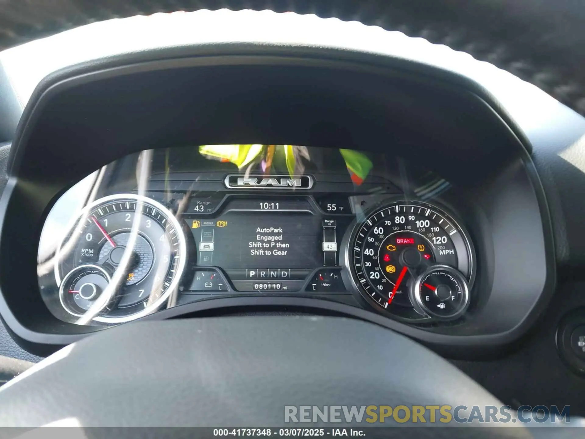7 fotografías del automóvil dañado 1C6RRFFG6KN881465 RAM 1500 2019
