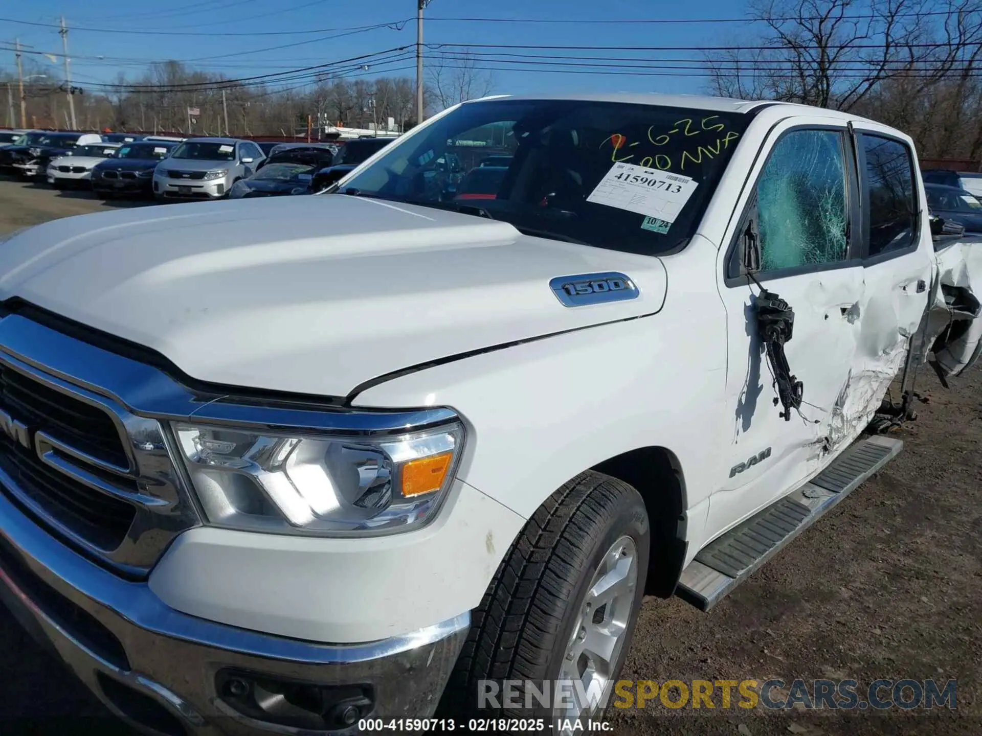 19 fotografías del automóvil dañado 1C6RRFFG7KN646220 RAM 1500 2019