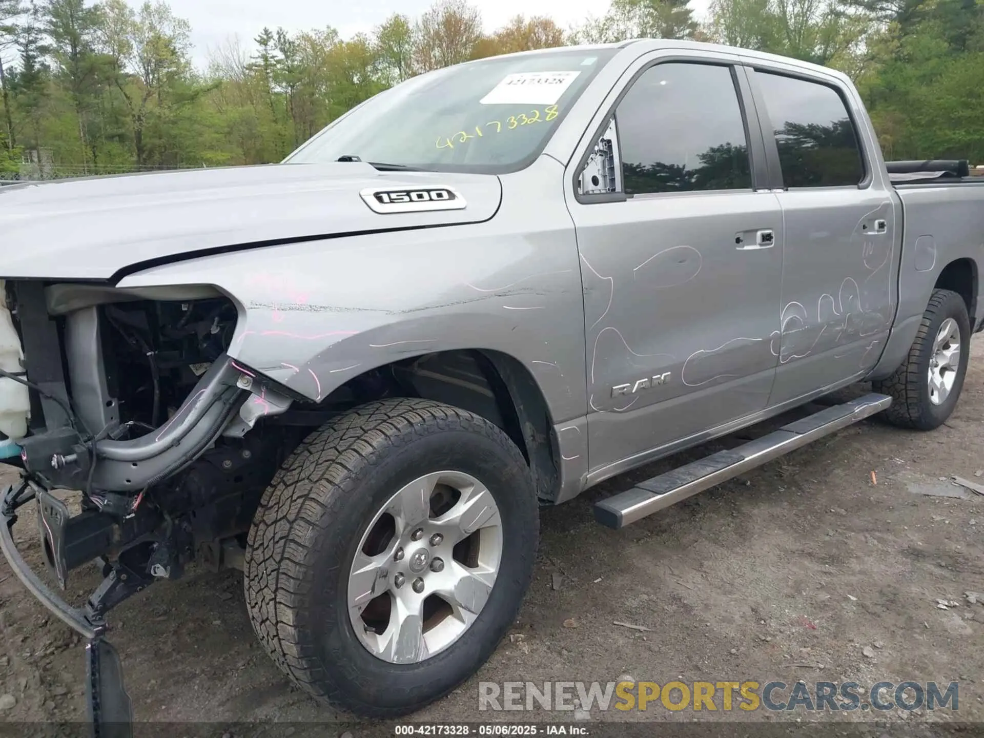 6 fotografías del automóvil dañado 1C6RRFFG7KN699046 RAM 1500 2019