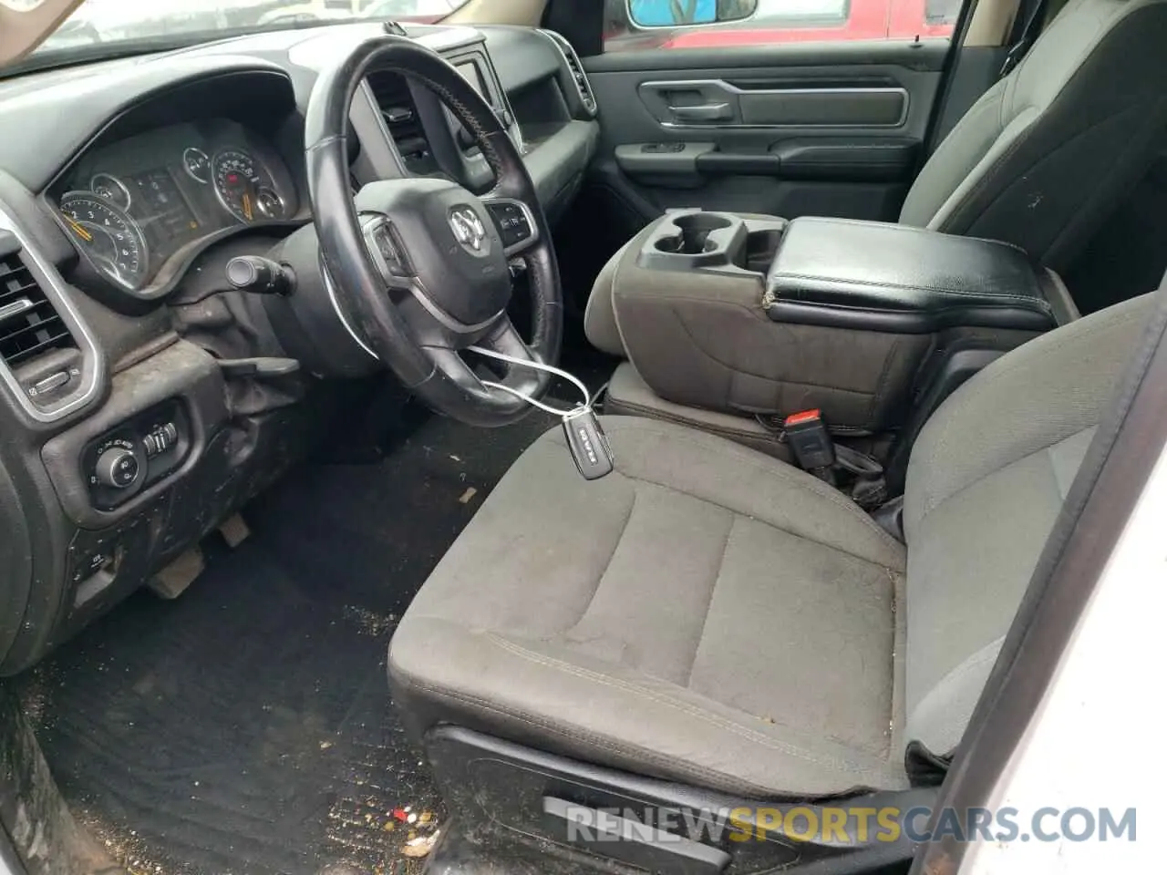 7 fotografías del automóvil dañado 1C6RRFFG9KN702058 RAM 1500 2019