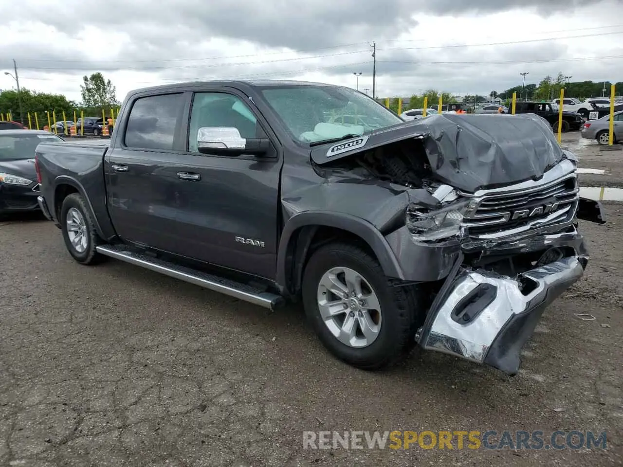 4 fotografías del automóvil dañado 1C6RRFJG0KN748529 RAM 1500 2019