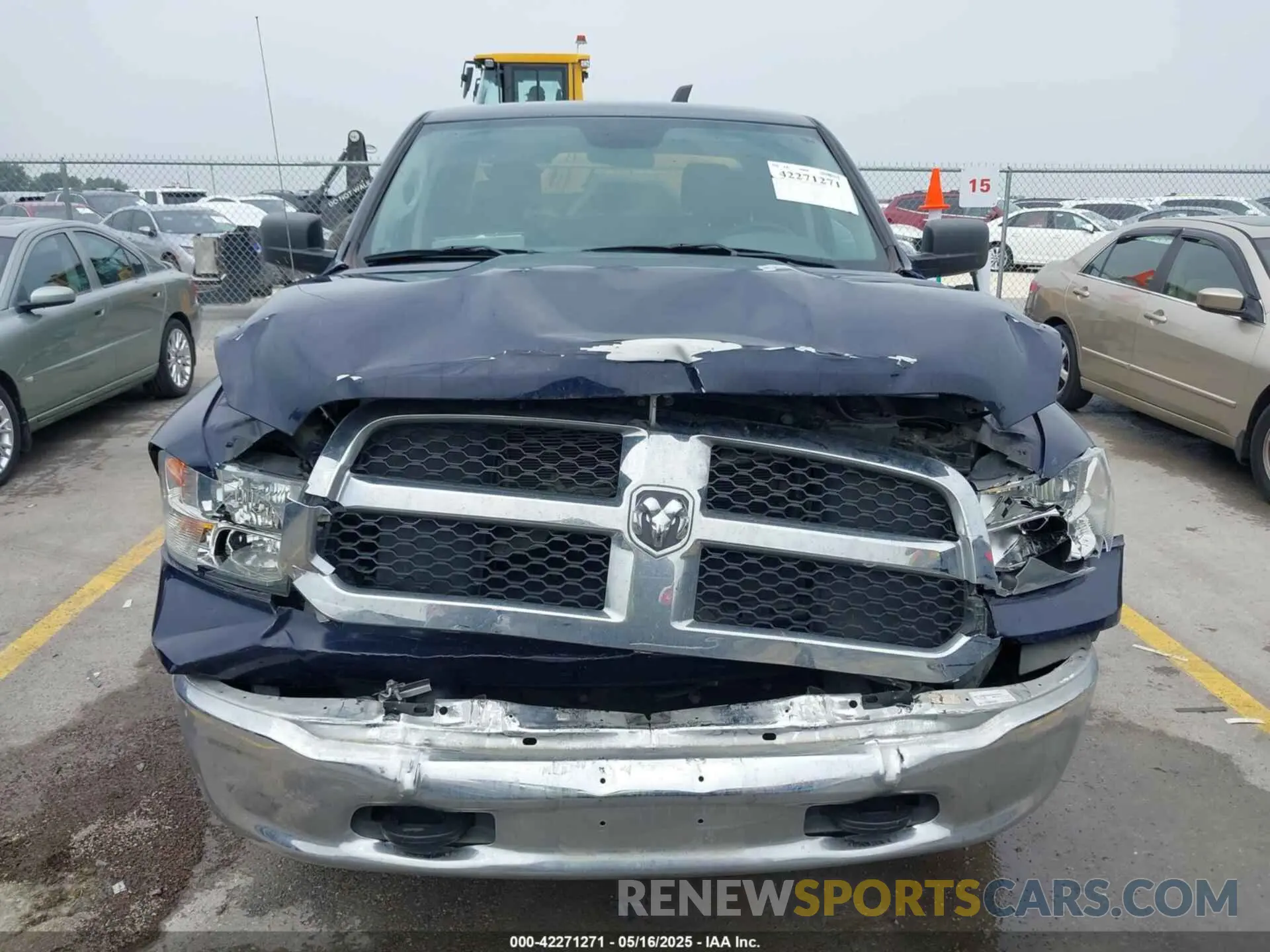6 fotografías del automóvil dañado 1C6RRFKT8KS532487 RAM 1500 2019