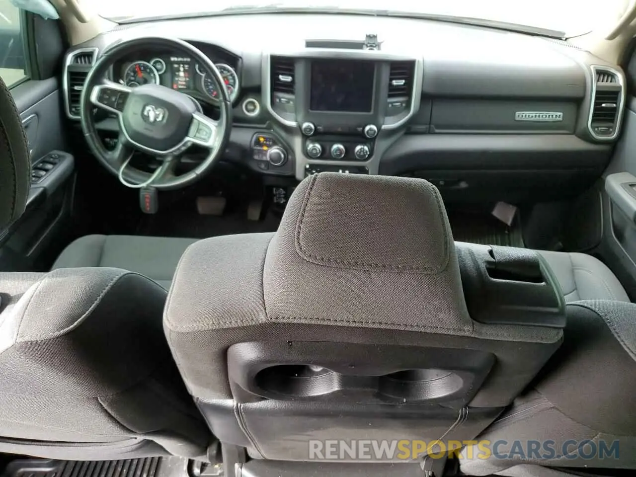 8 fotografías del automóvil dañado 1C6RRFMG3KN654284 RAM 1500 2019