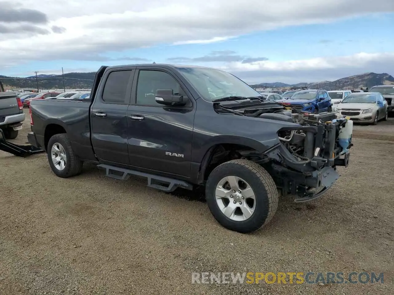 4 fotografías del automóvil dañado 1C6SRFBT0KN656706 RAM 1500 2019
