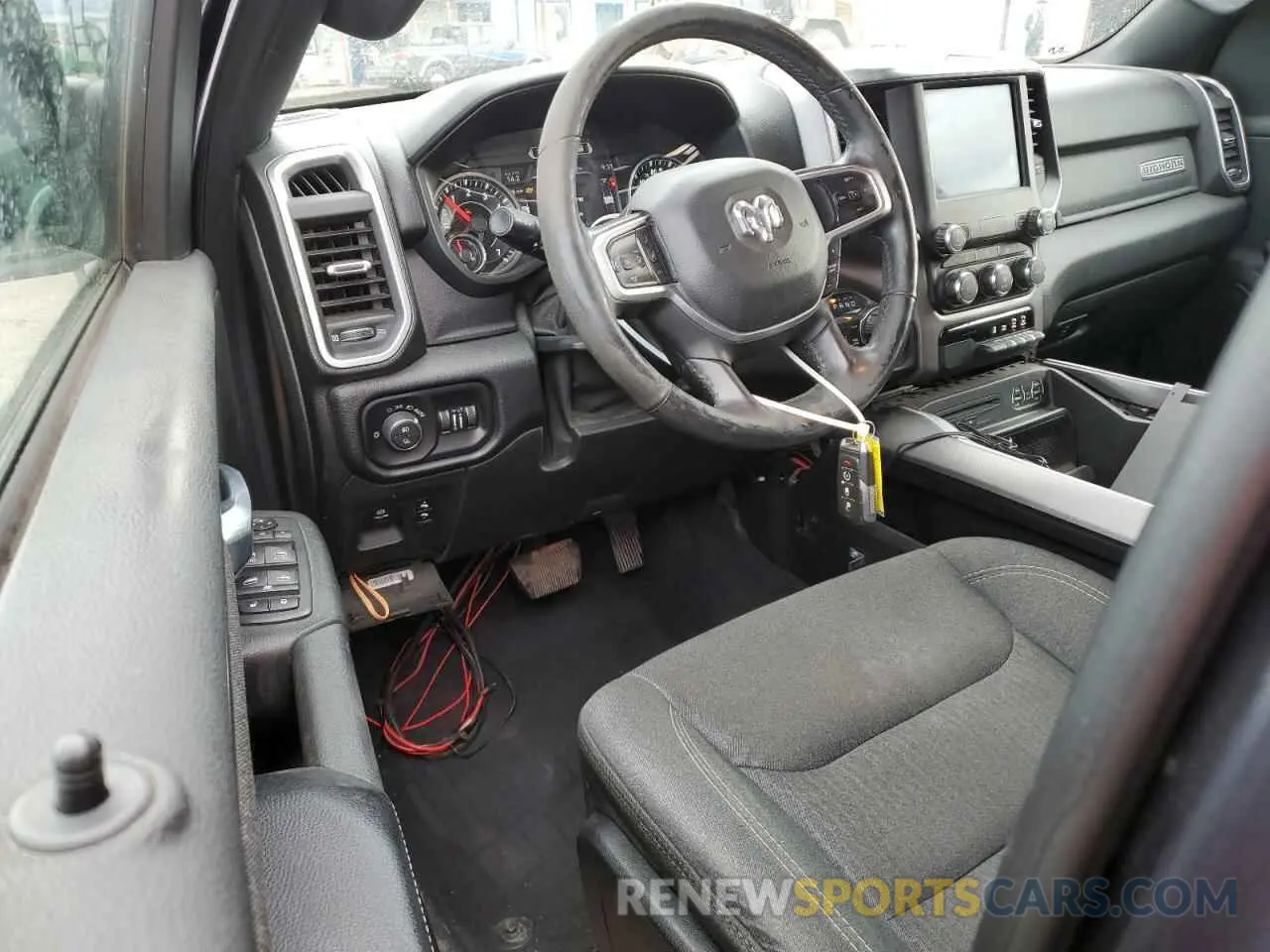 8 fotografías del automóvil dañado 1C6SRFBT0KN656706 RAM 1500 2019