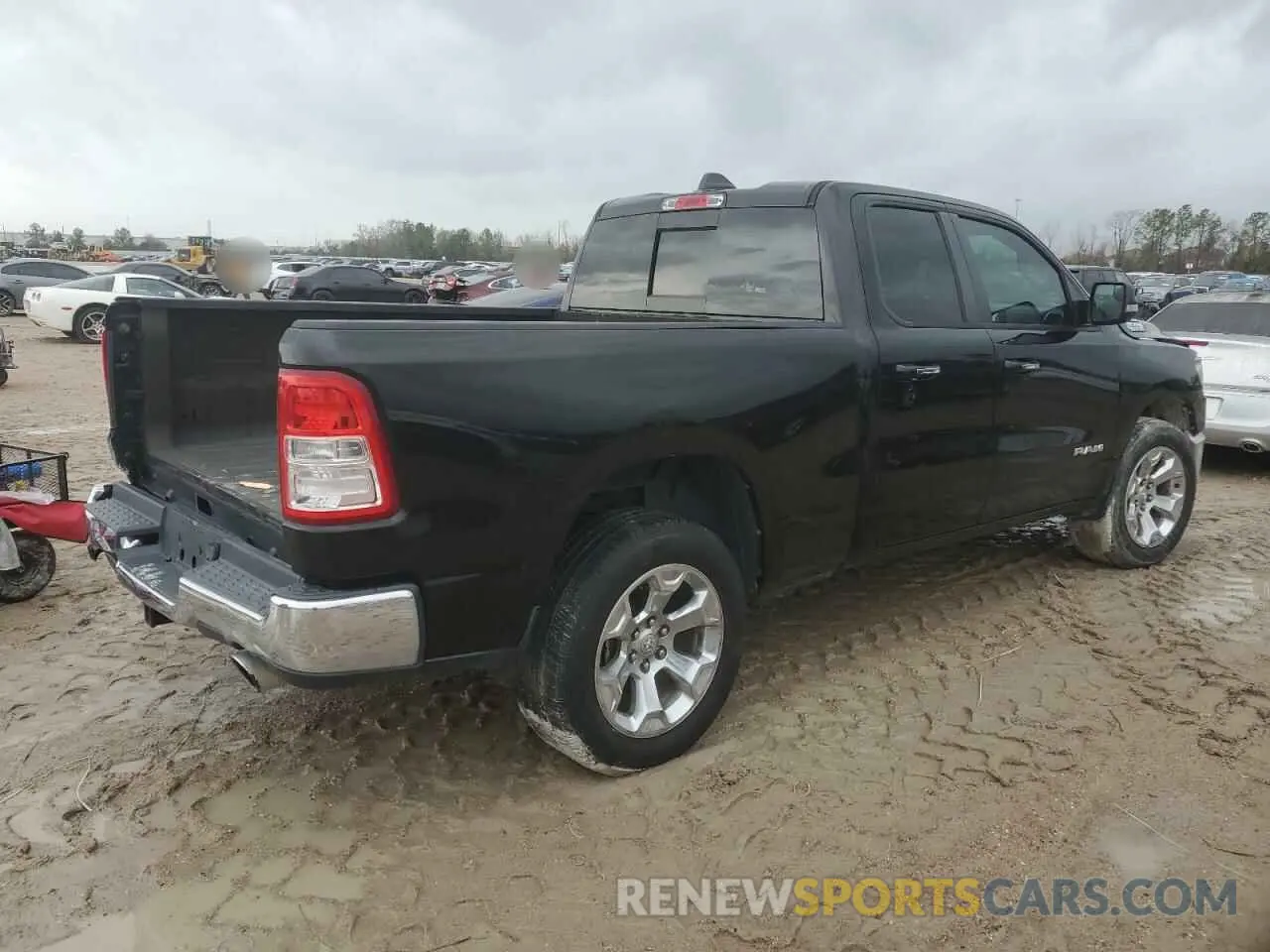 3 fotografías del automóvil dañado 1C6SRFBT0KN886259 RAM 1500 2019