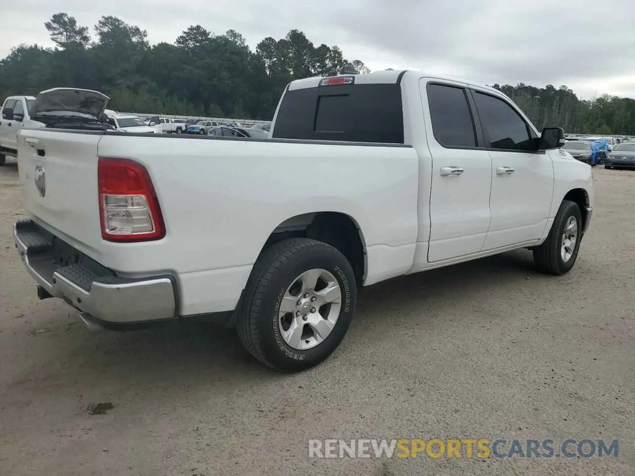 3 fotografías del automóvil dañado 1C6SRFBT1KN834428 RAM 1500 2019