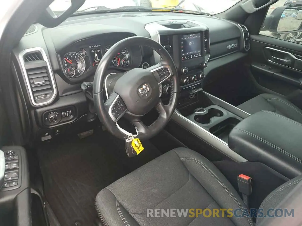 8 fotografías del automóvil dañado 1C6SRFBT1KN834428 RAM 1500 2019