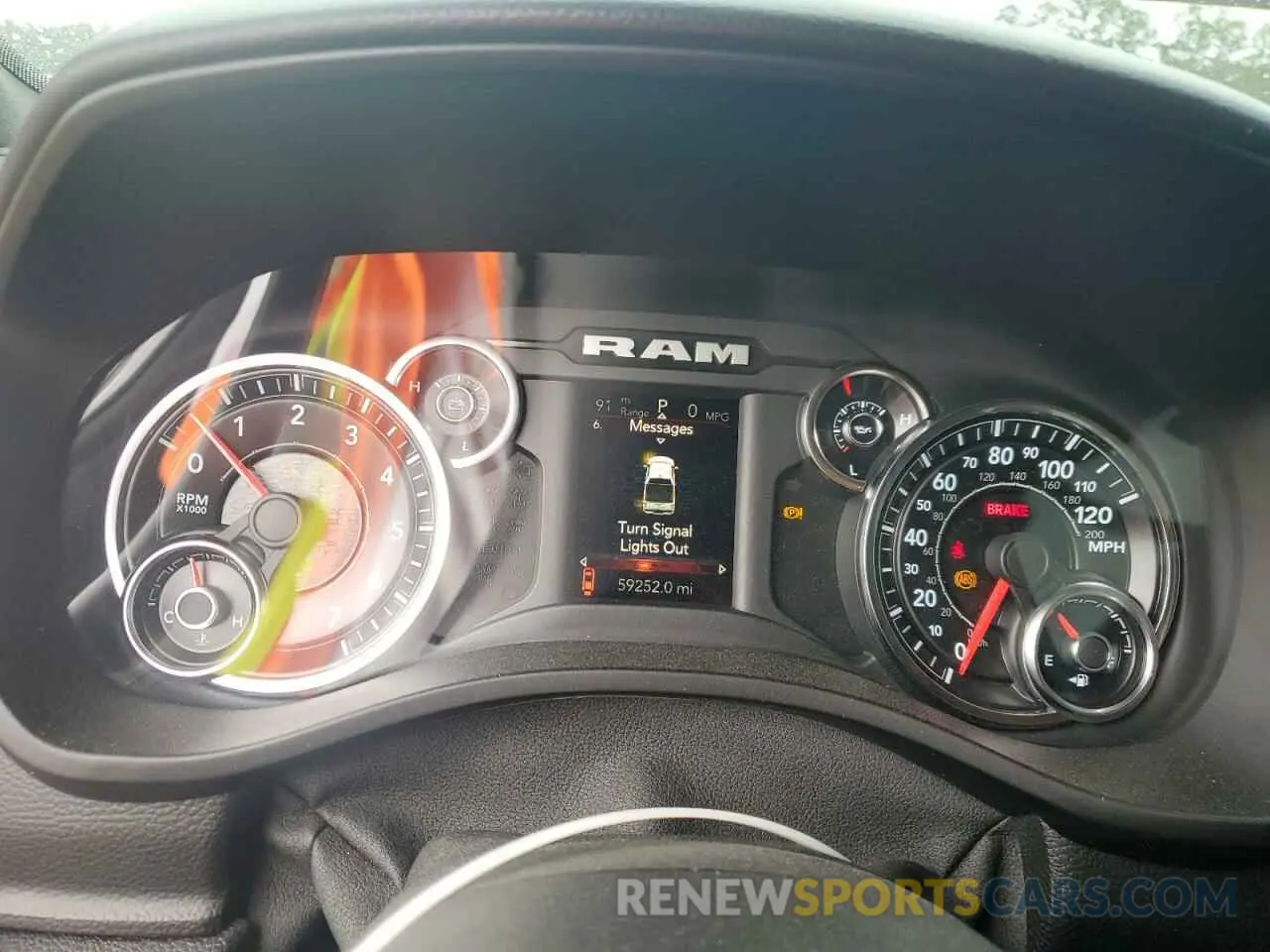 9 fotografías del automóvil dañado 1C6SRFBT1KN834428 RAM 1500 2019