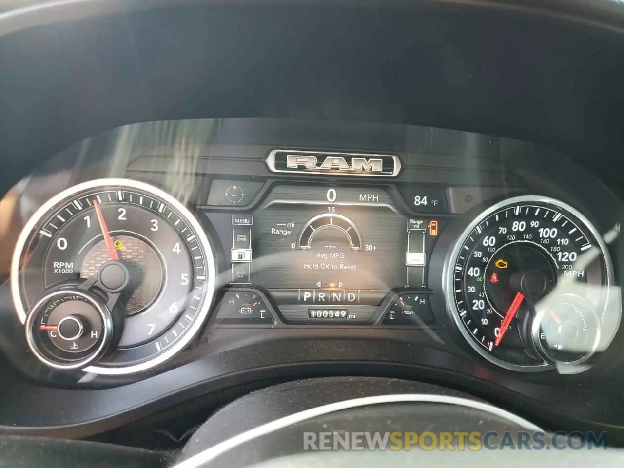 9 fotografías del automóvil dañado 1C6SRFBT2KN865283 RAM 1500 2019