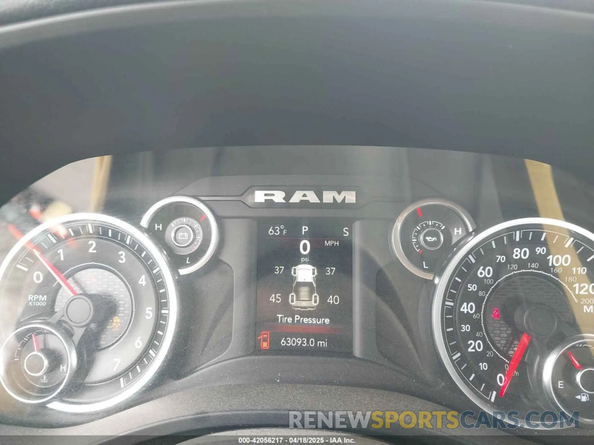 15 fotografías del automóvil dañado 1C6SRFBT3KN623246 RAM 1500 2019