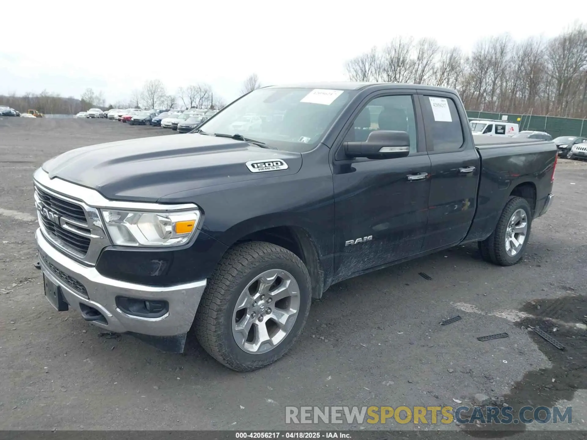 2 fotografías del automóvil dañado 1C6SRFBT3KN623246 RAM 1500 2019