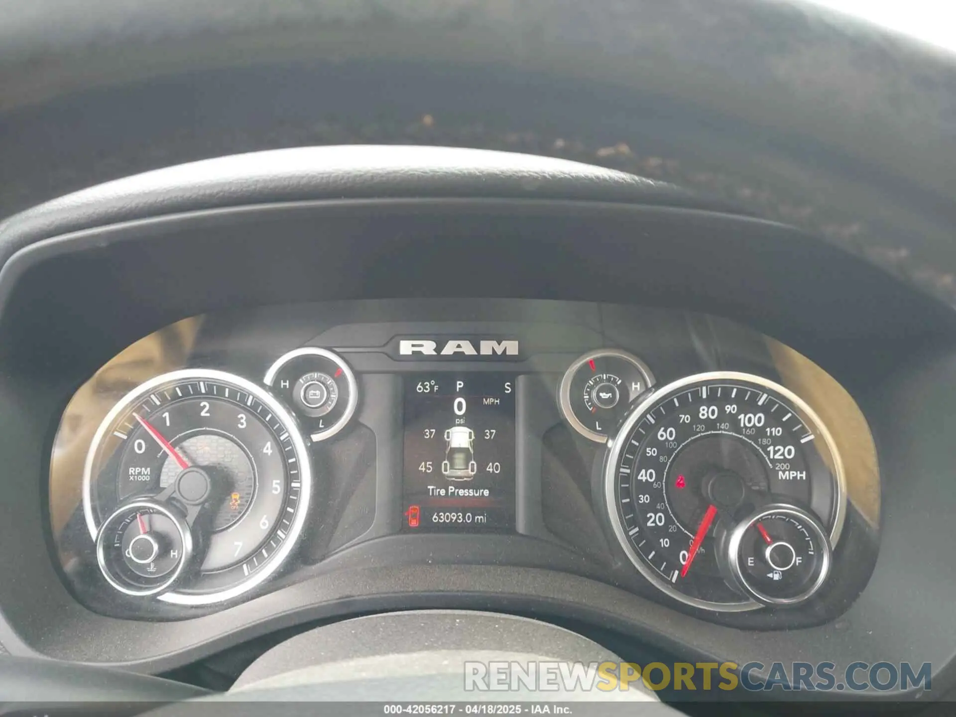 7 fotografías del automóvil dañado 1C6SRFBT3KN623246 RAM 1500 2019