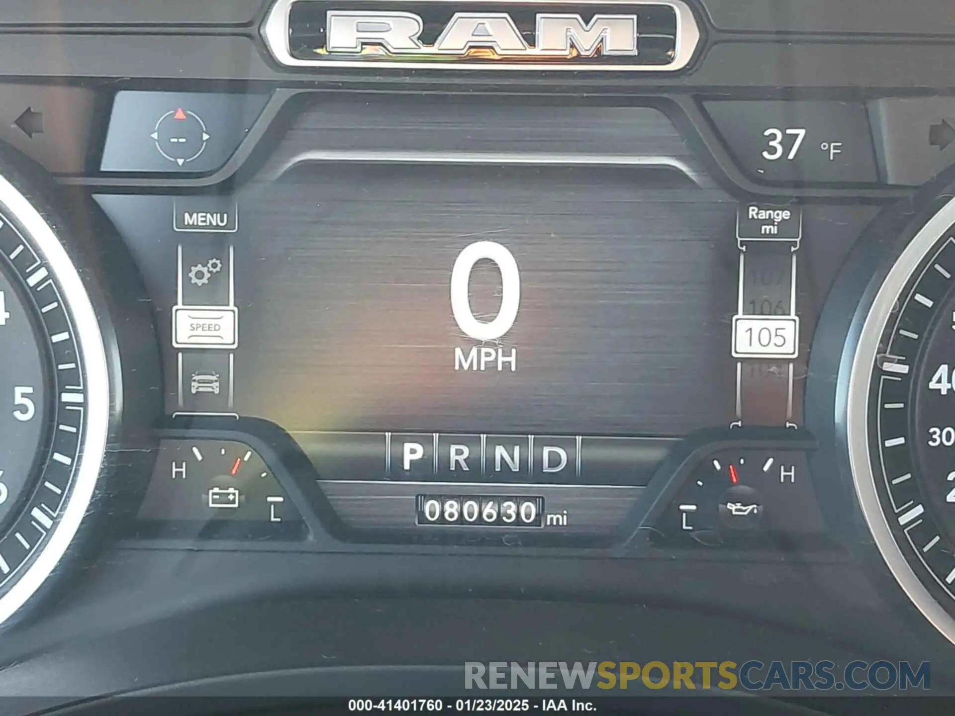16 fotografías del automóvil dañado 1C6SRFBT3KN764303 RAM 1500 2019