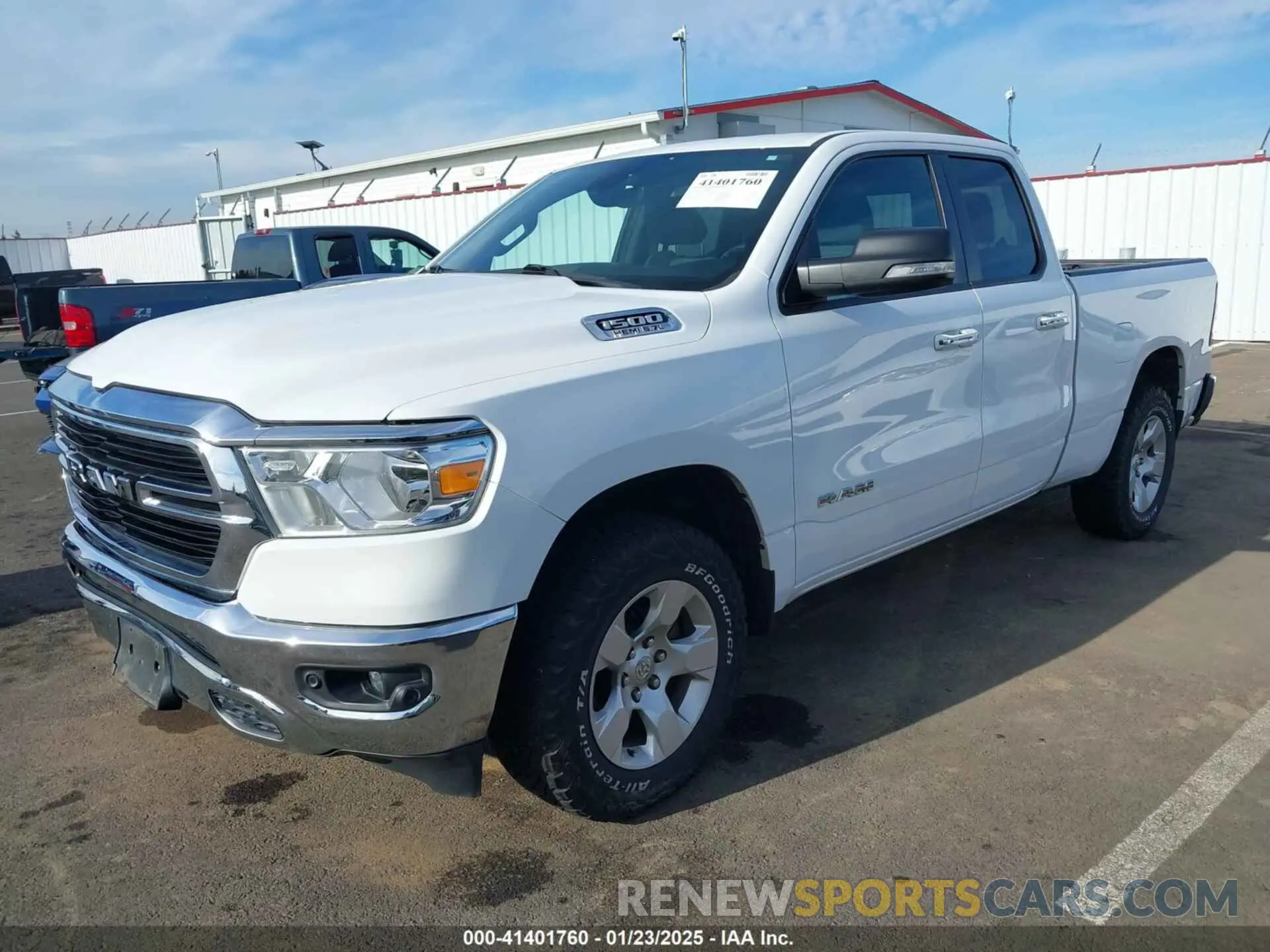 2 fotografías del automóvil dañado 1C6SRFBT3KN764303 RAM 1500 2019