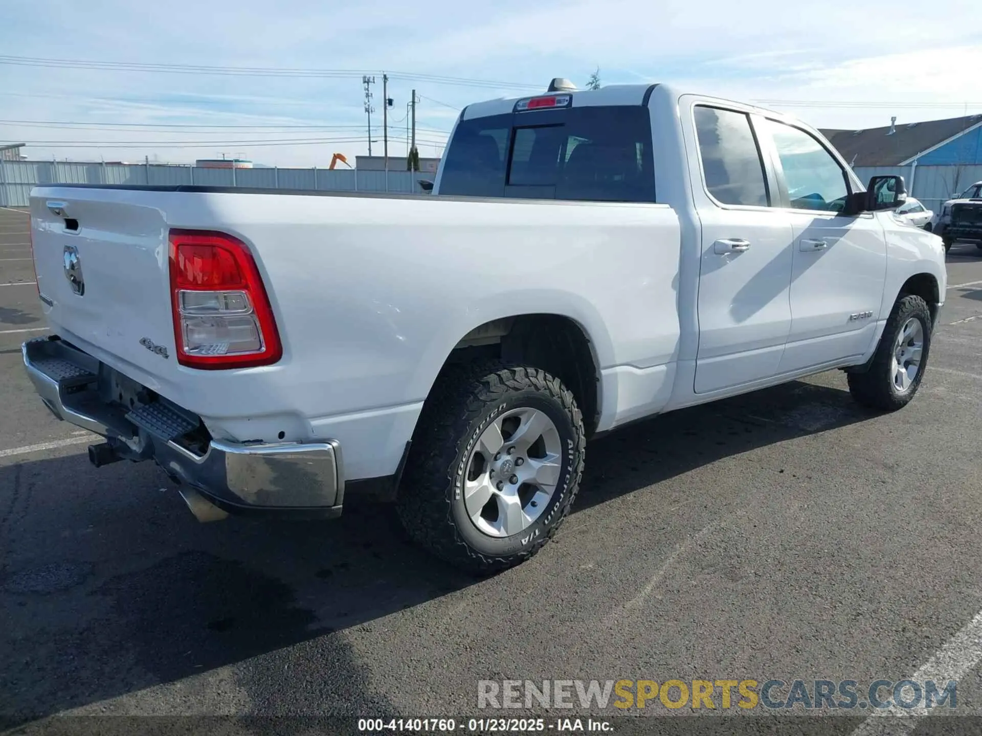 4 fotografías del automóvil dañado 1C6SRFBT3KN764303 RAM 1500 2019