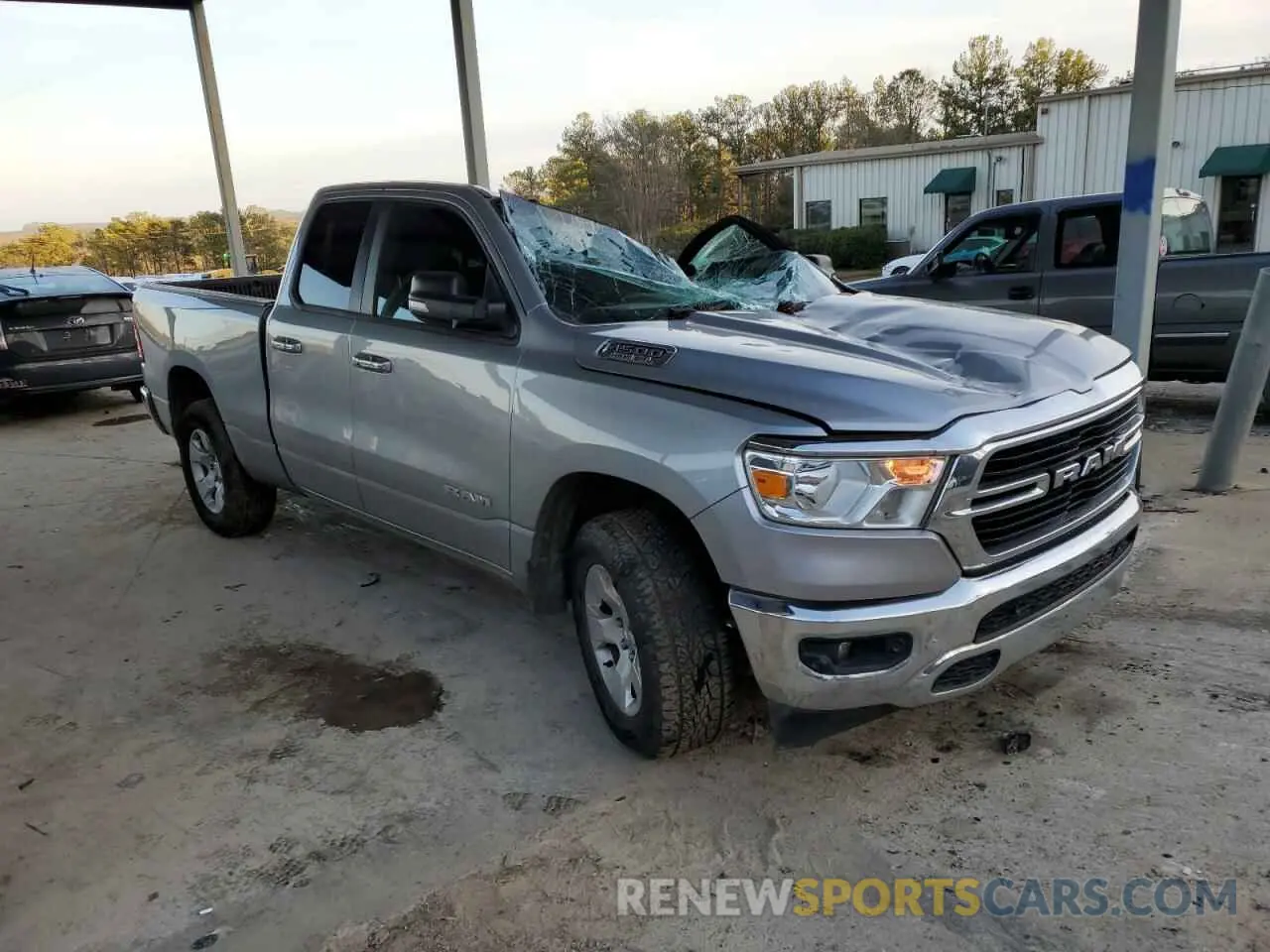 4 fotografías del automóvil dañado 1C6SRFBT6KN840970 RAM 1500 2019