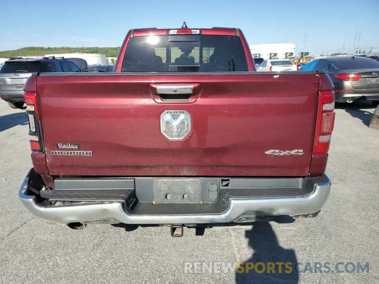 6 fotografías del automóvil dañado 1C6SRFBT7KN516085 RAM 1500 2019