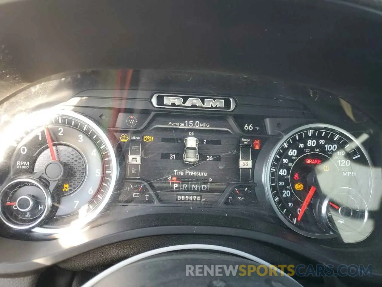 9 fotografías del automóvil dañado 1C6SRFBT7KN516085 RAM 1500 2019