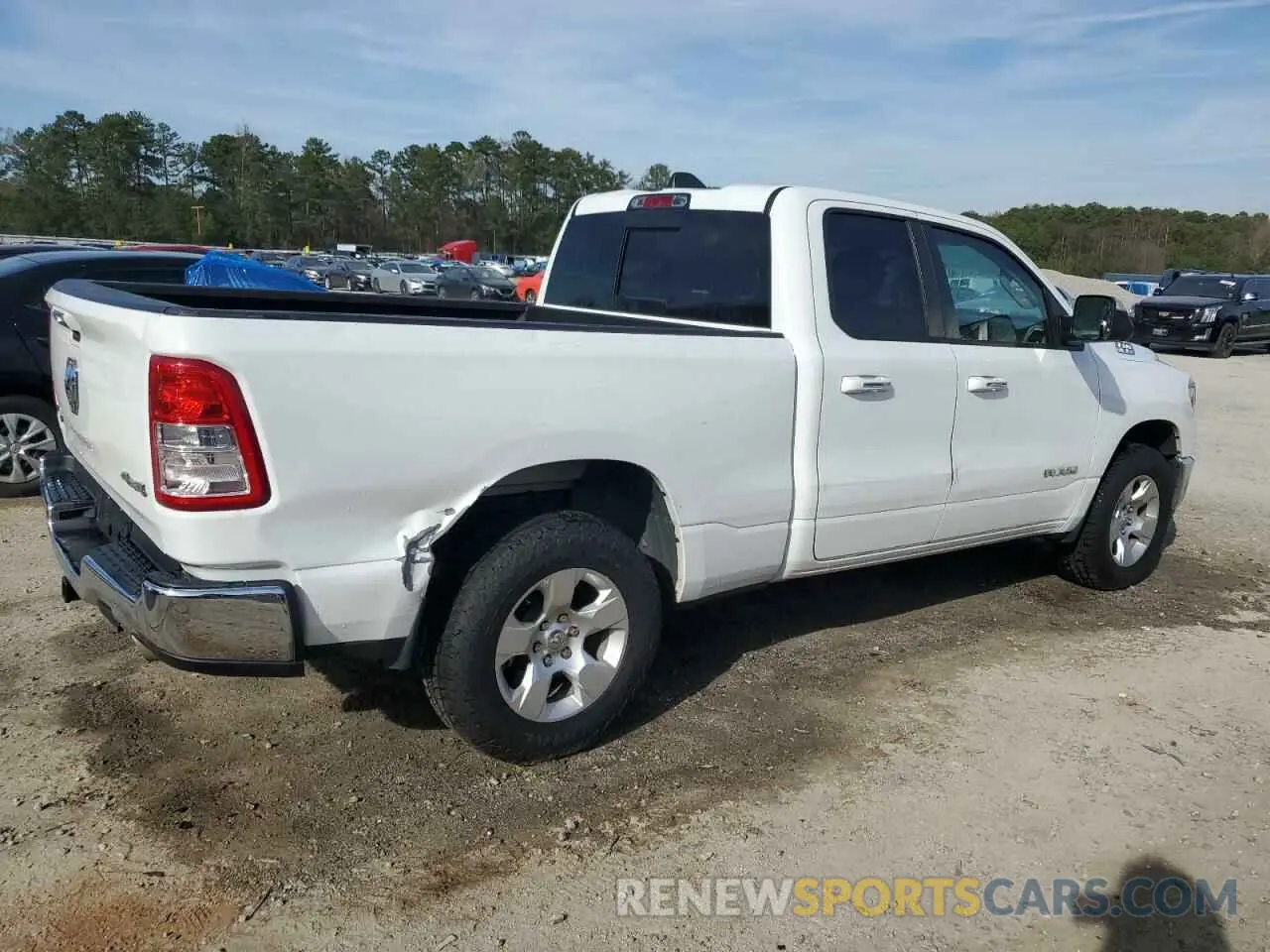 3 fotografías del automóvil dañado 1C6SRFBT8KN833194 RAM 1500 2019